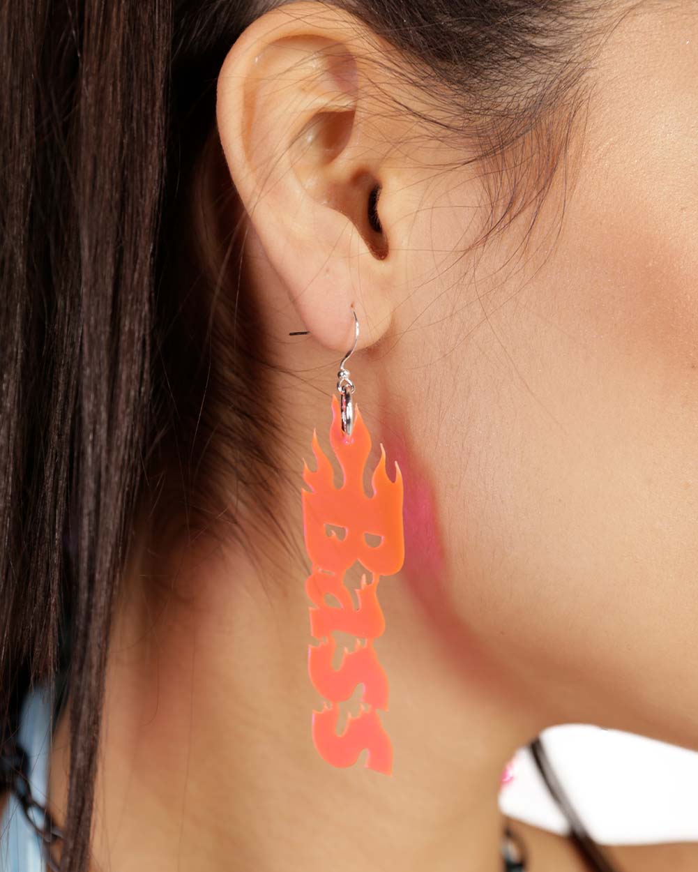 Bass Babe Flame Earrings