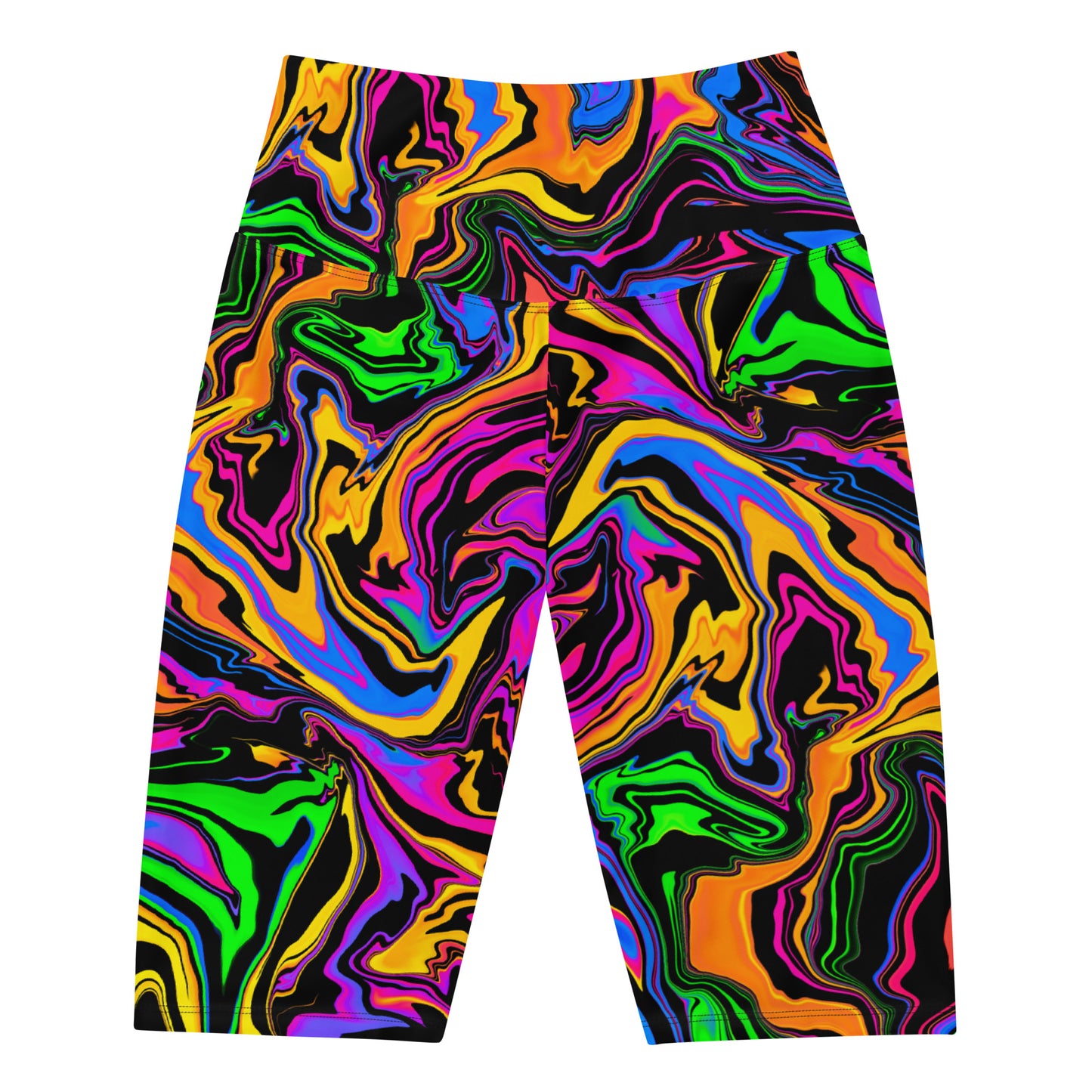 Dark Rainbow Biker Shorts