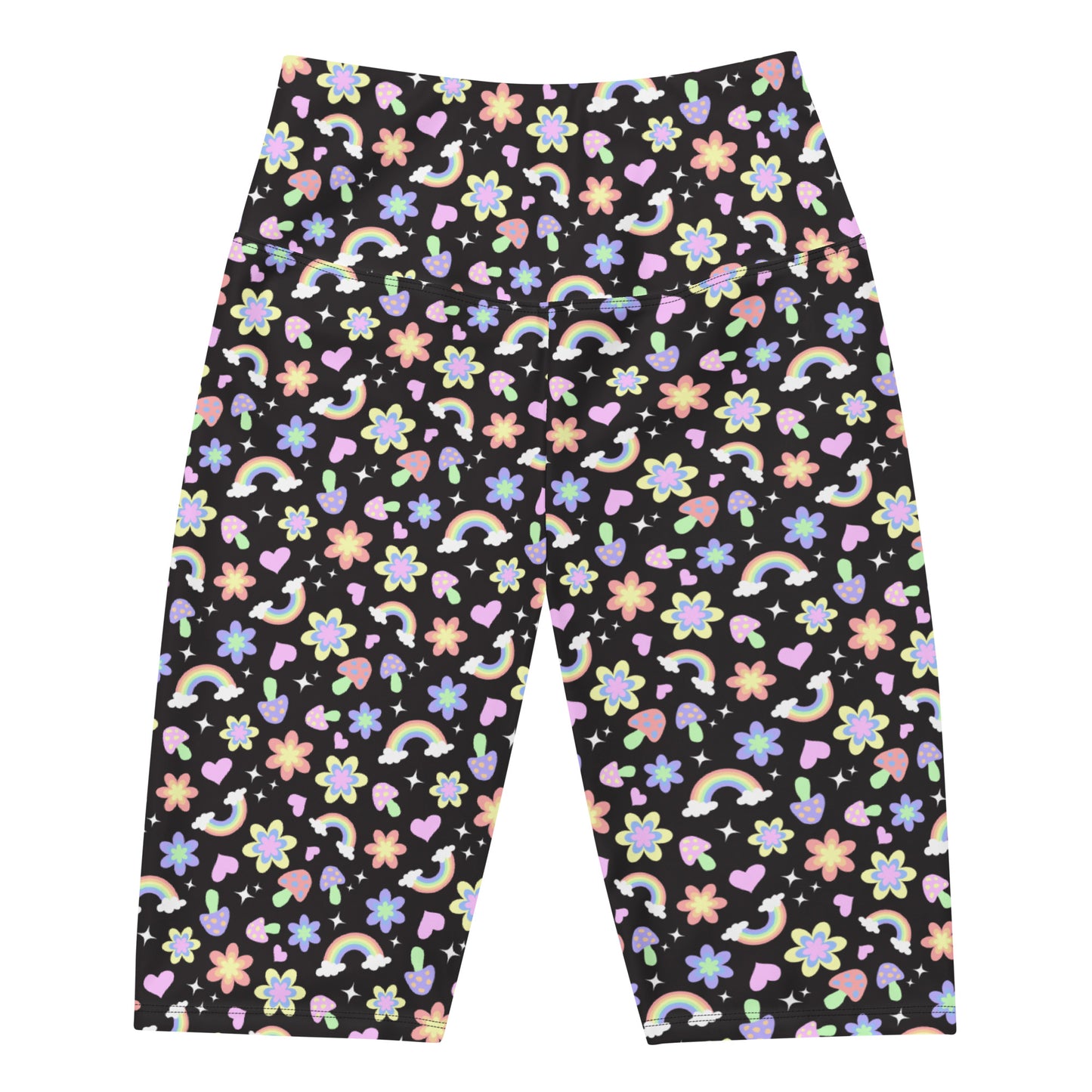 Dark Garden Biker Shorts