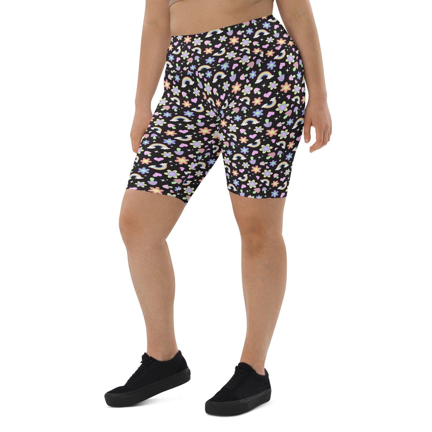 Dark Garden Biker Shorts