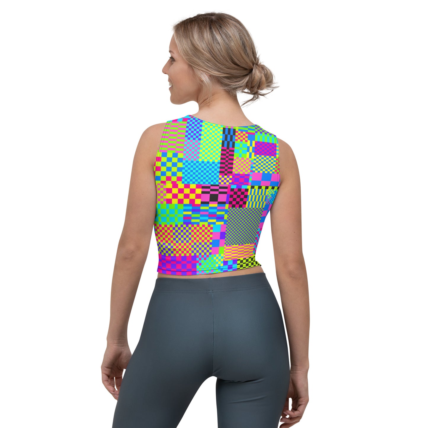 Glitch Crop Top