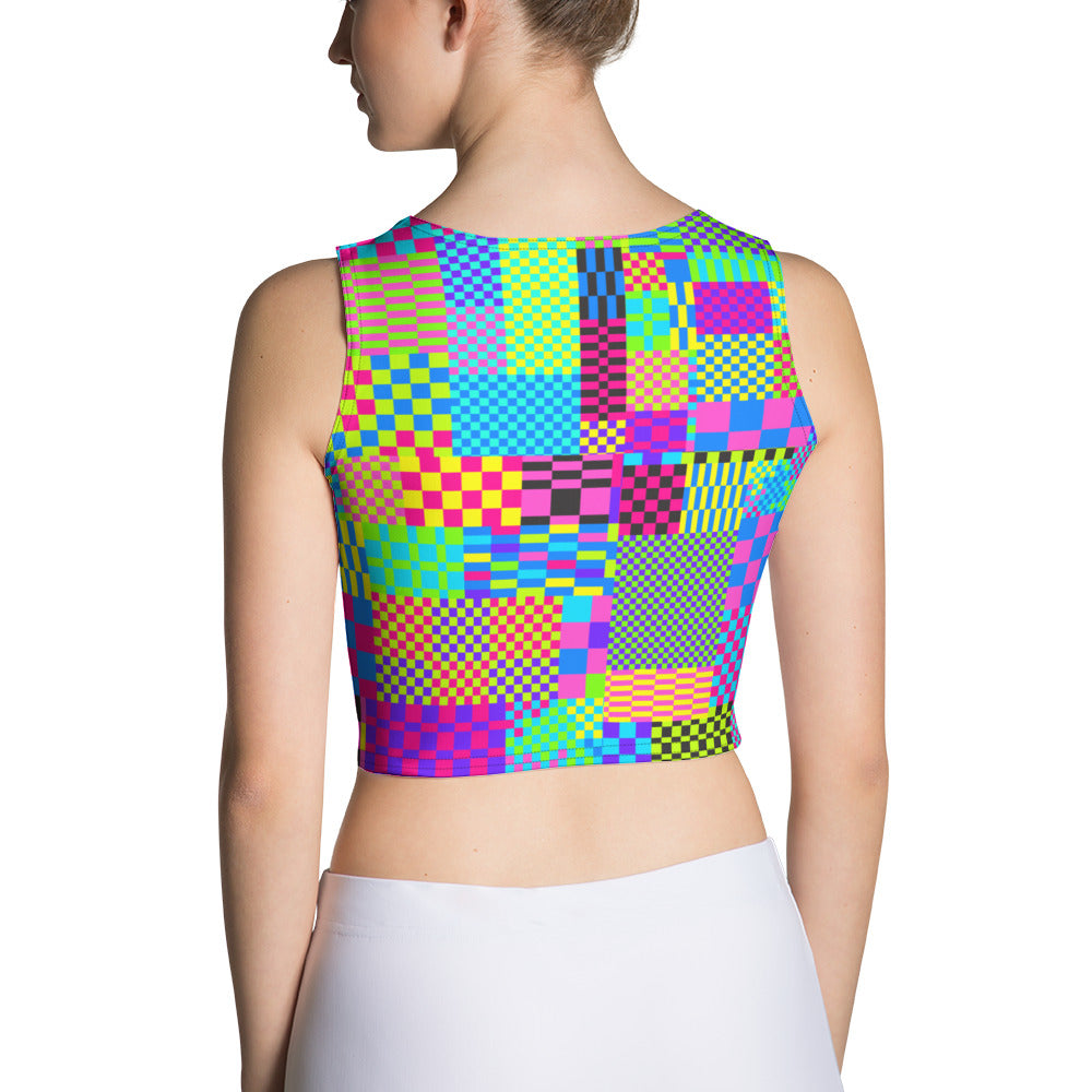 Glitch Crop Top