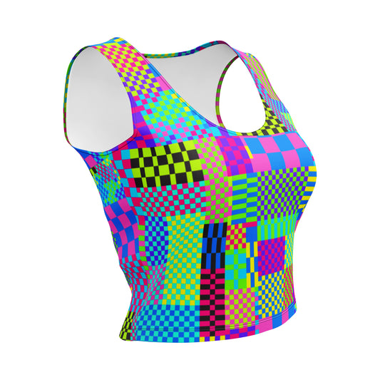 Glitch Crop Top