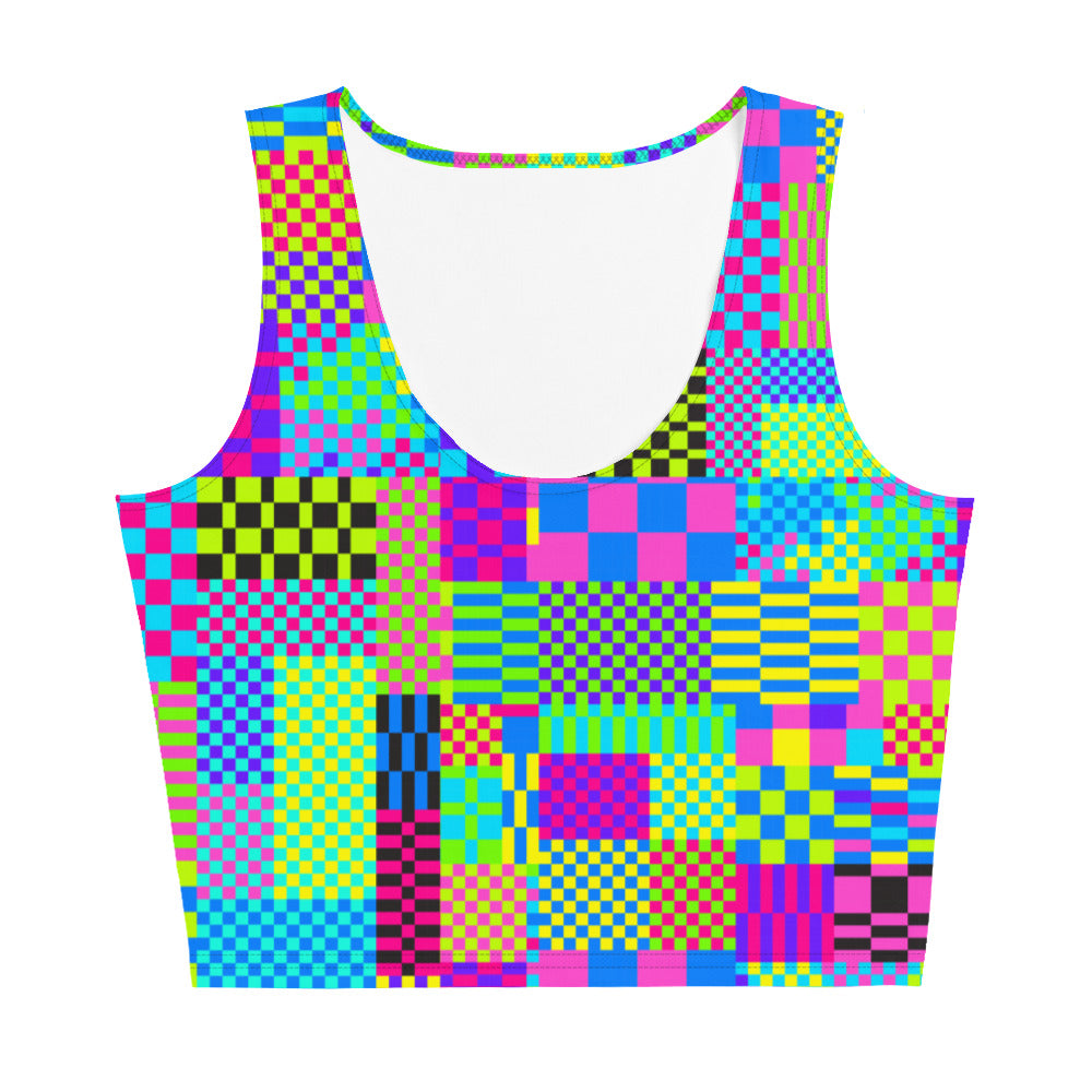 Glitch Crop Top