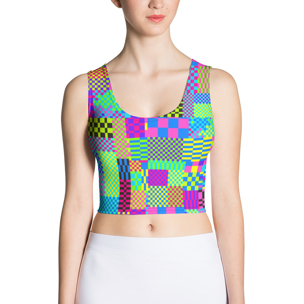 Glitch Crop Top