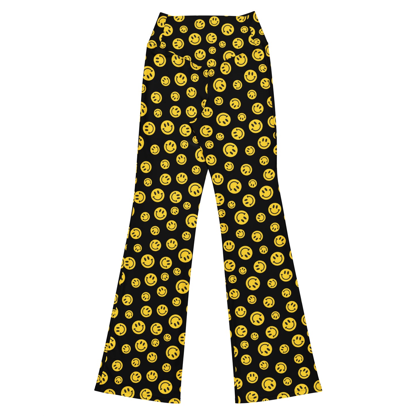 Yellow Smile Flare Pants