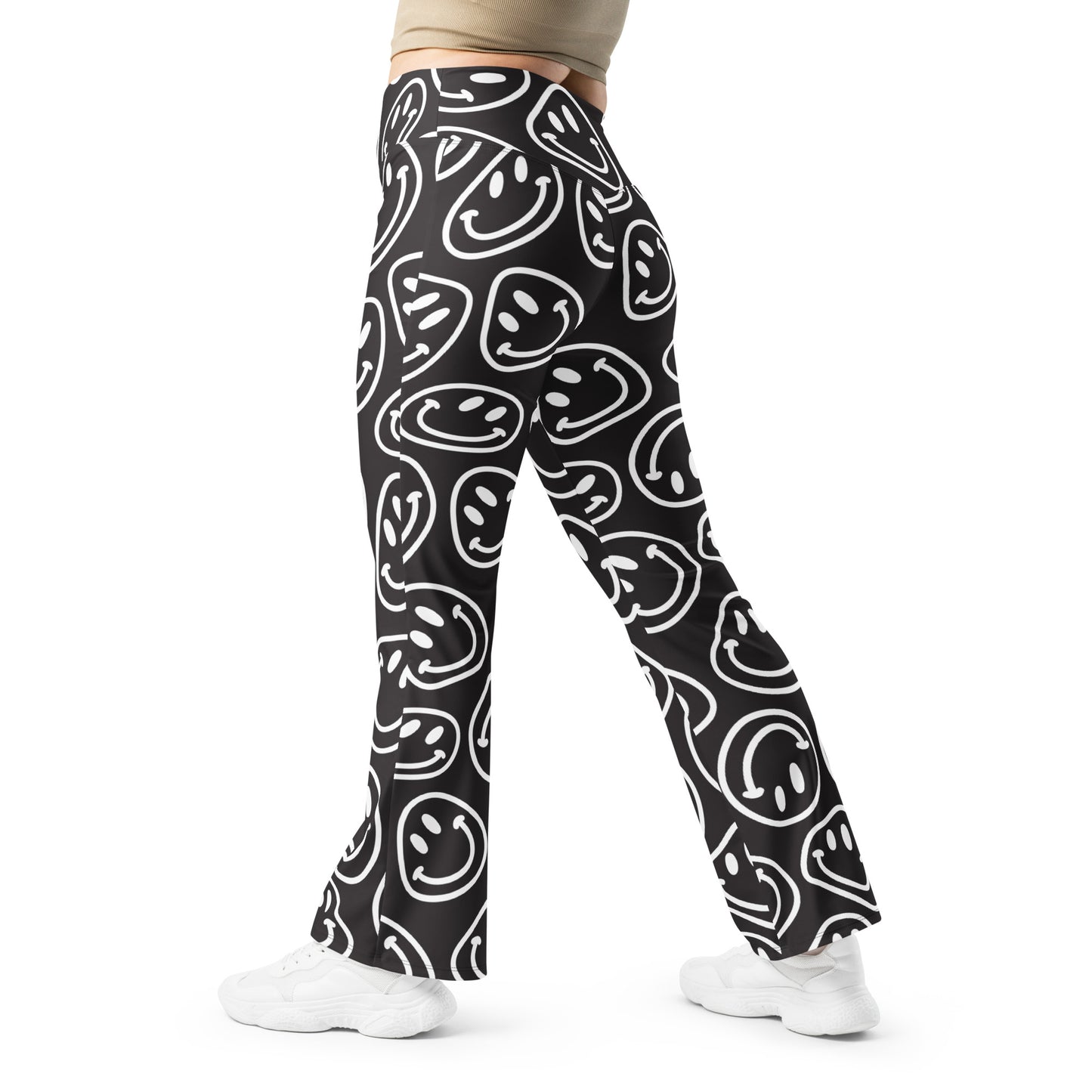 B&W Smiles Flare Pants