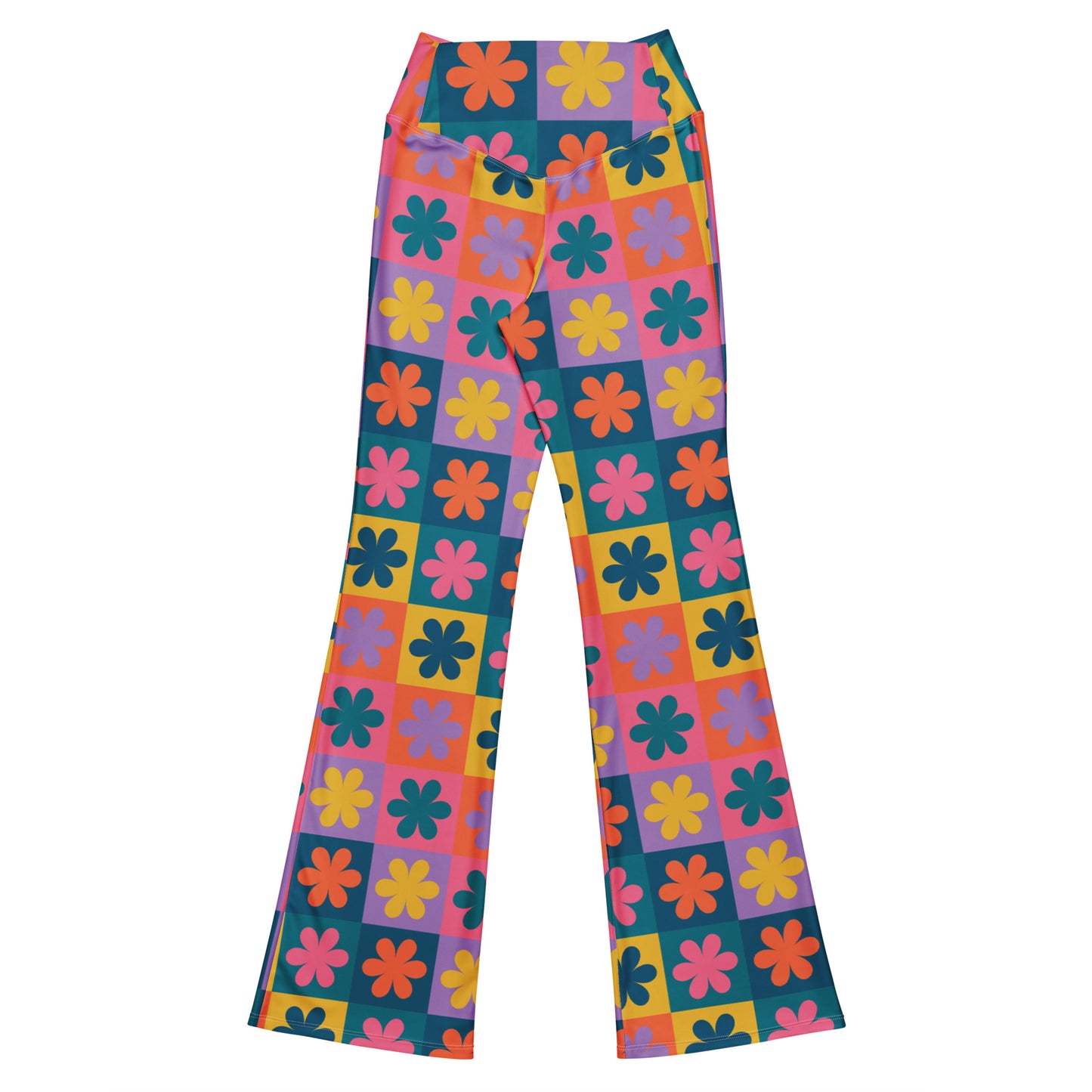 Retro Daisy Flare Pants