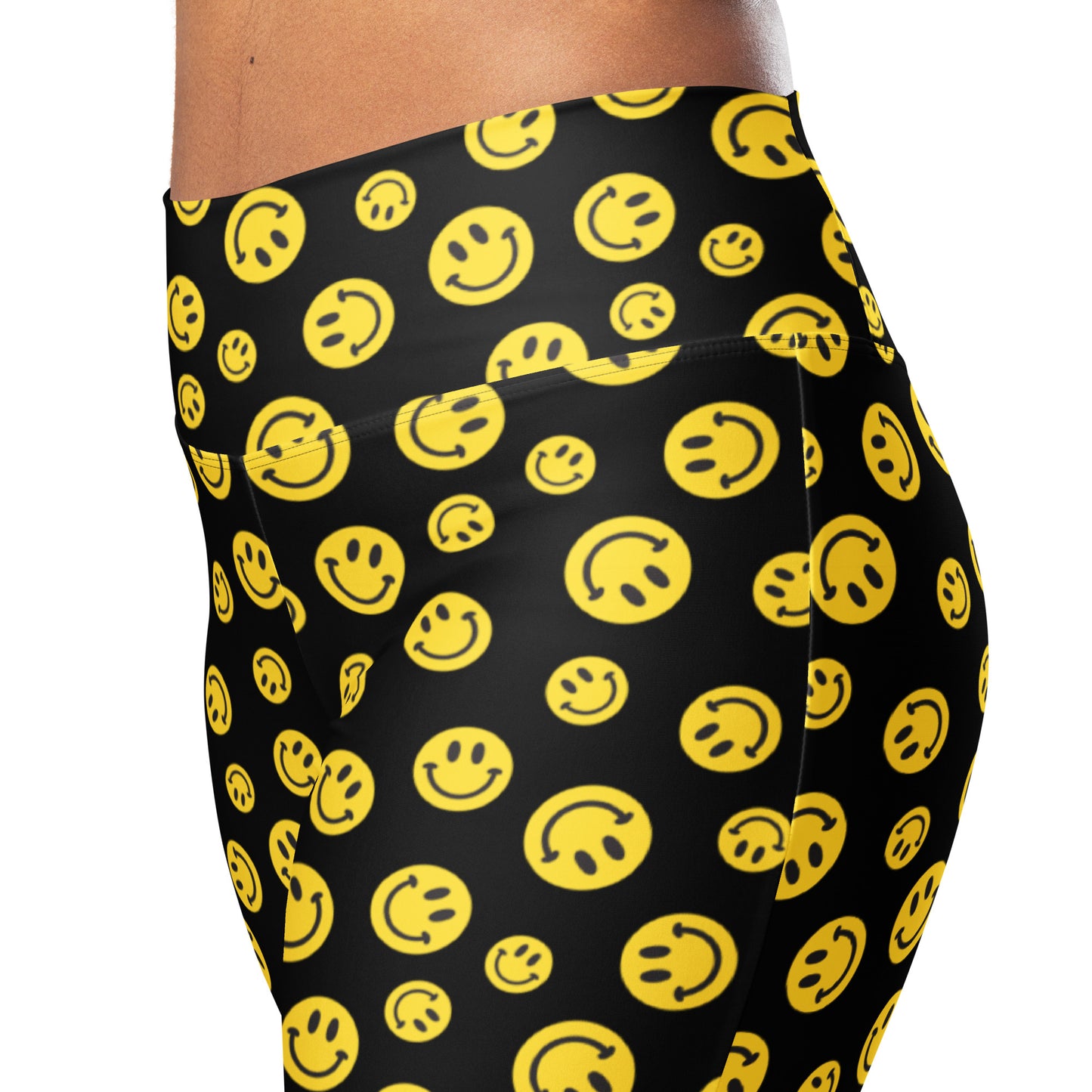 Yellow Smile Flare Pants