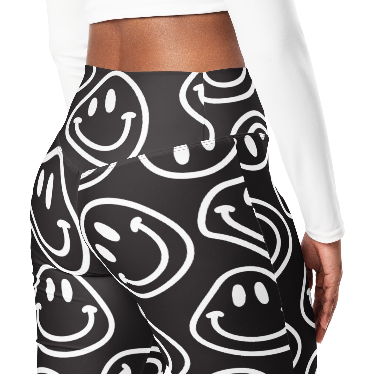 B&W Smiles Flare Pants