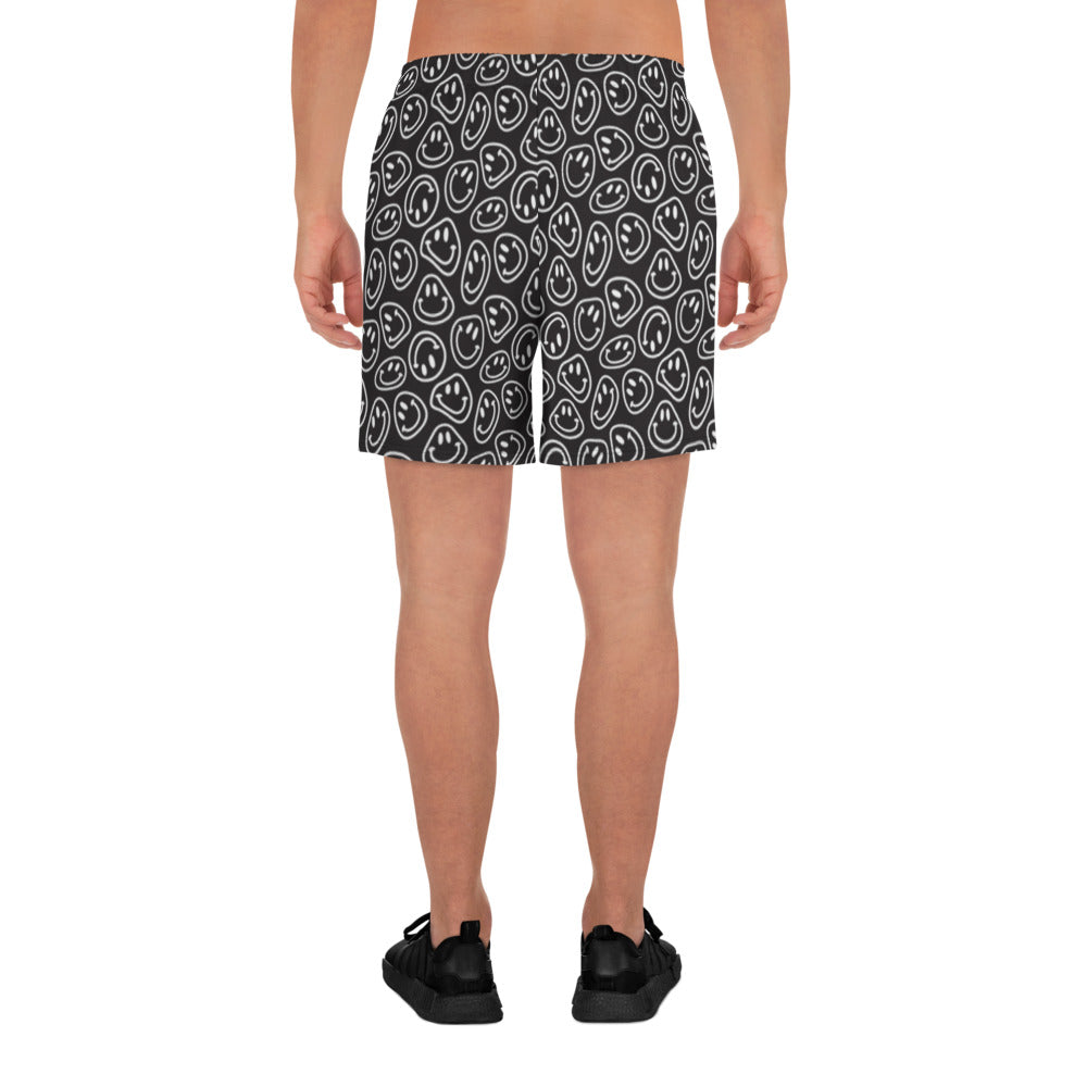 B&W Smiles Men's Athletic Shorts