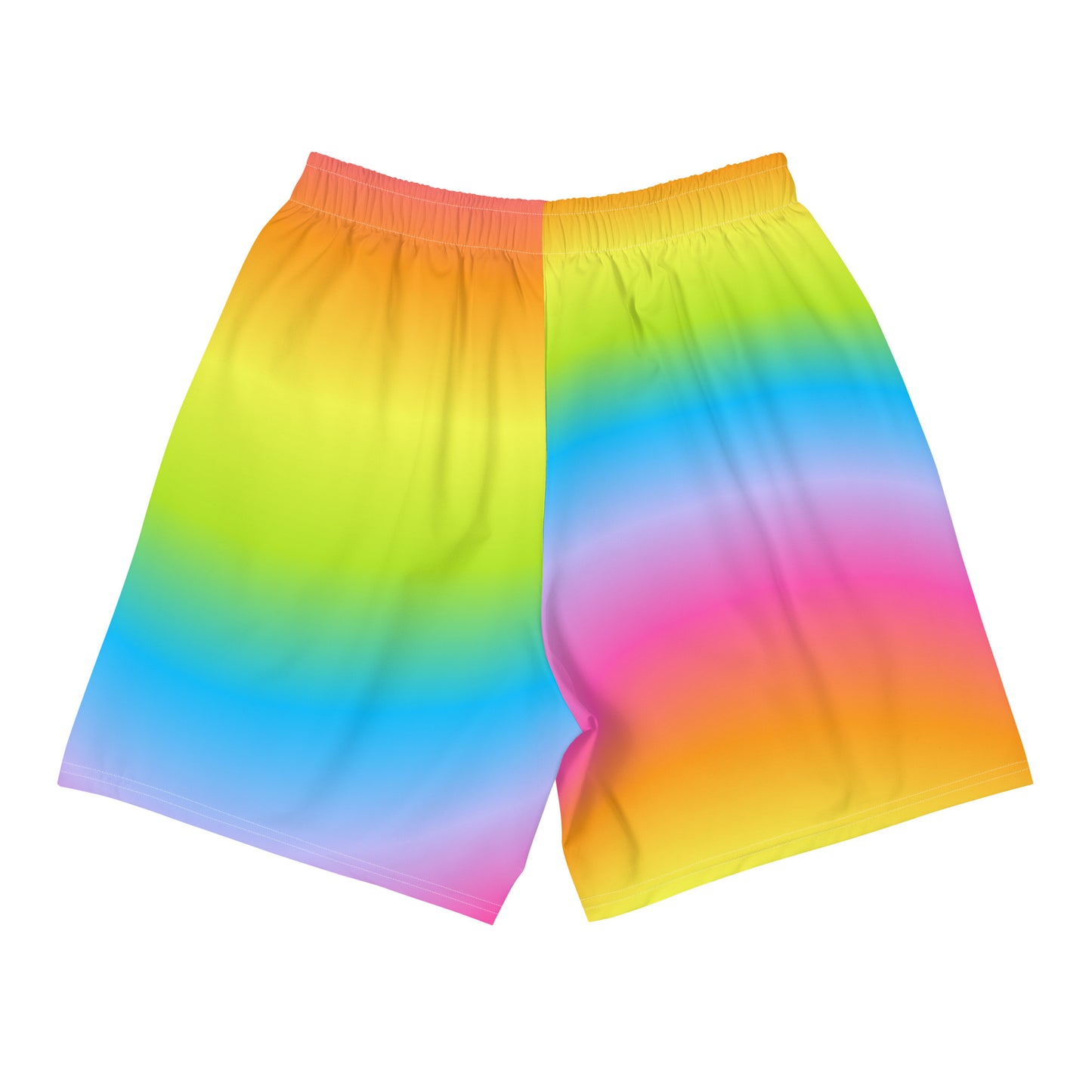 Bright Rainbow Men's Athletic Shorts