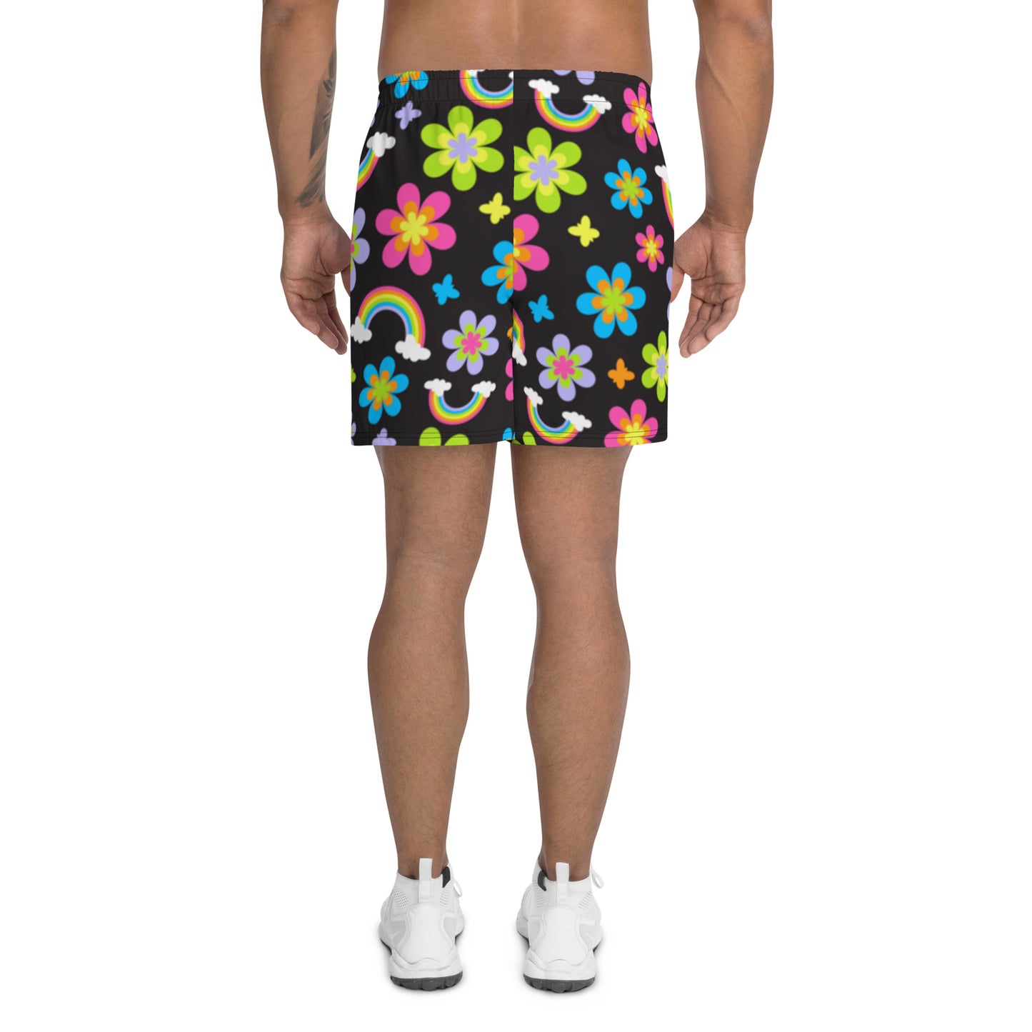 Funky Town Black Men's Athletic Shorts