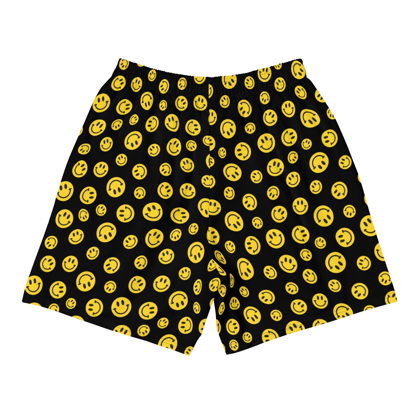 Yellow Smile Men's Athletic Shorts