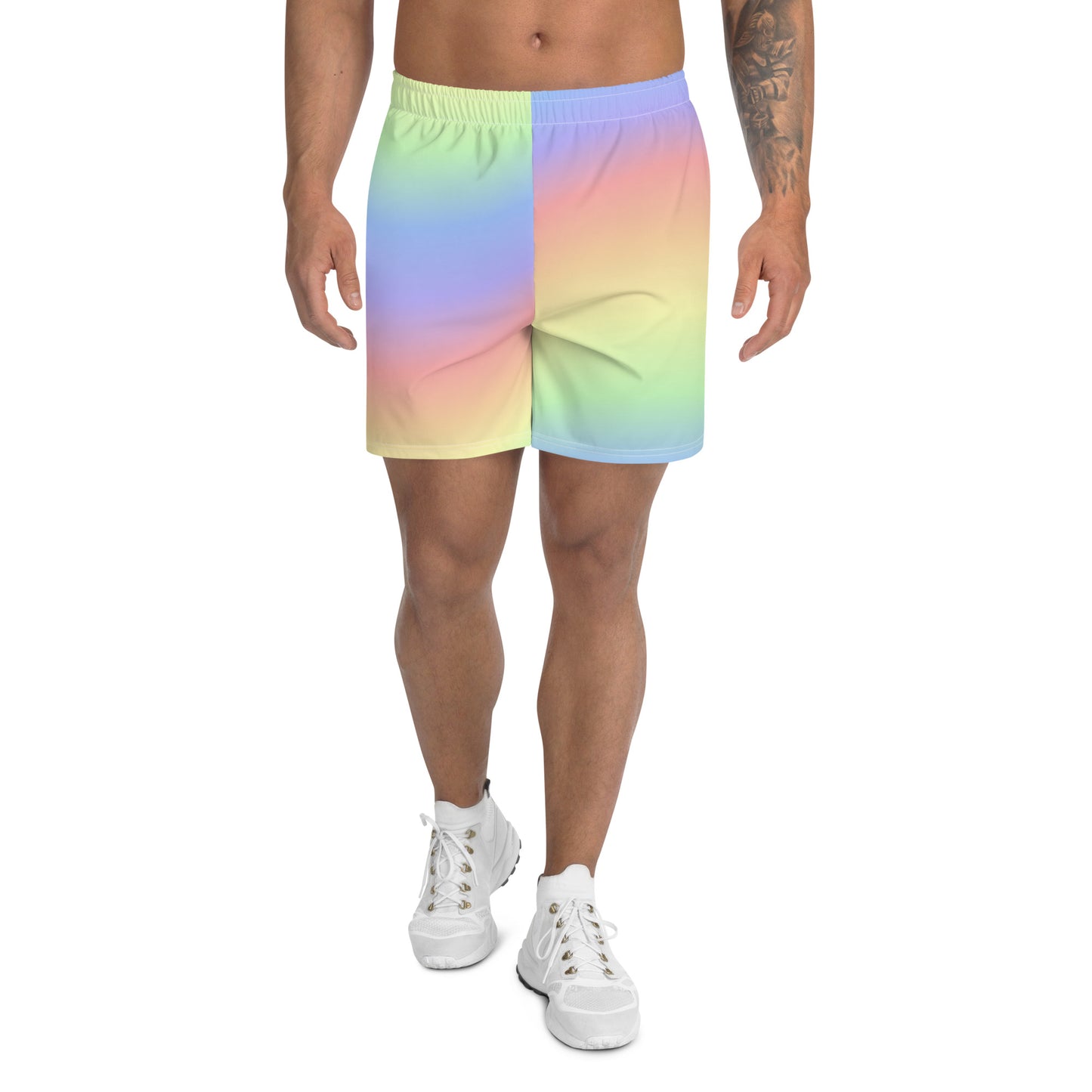 Rainbow Sherbet Men's Athletic Shorts