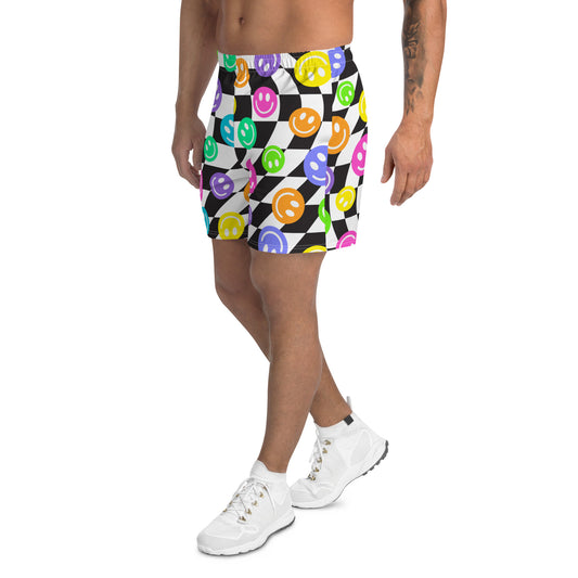 Happy Trippy Men's Athletic Shorts