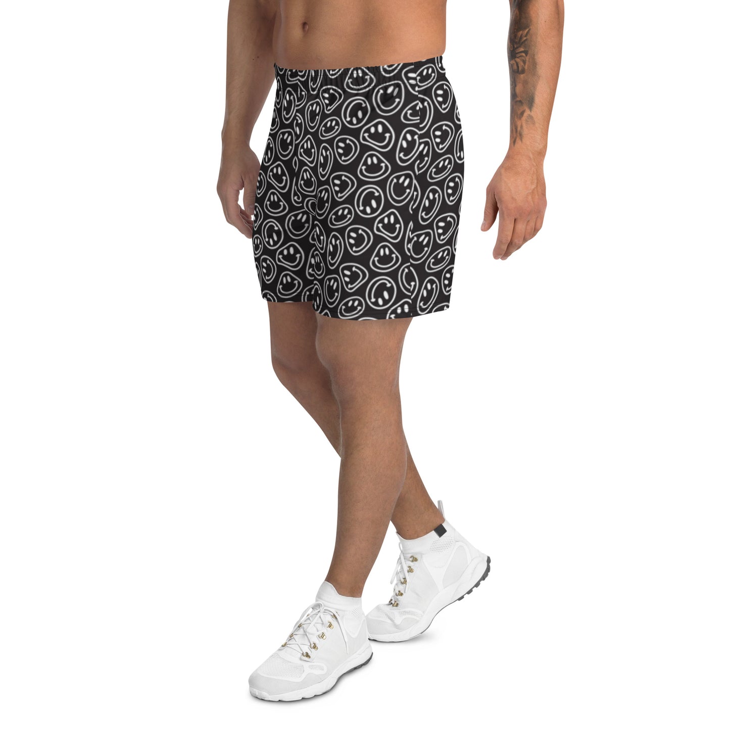 B&W Smiles Men's Athletic Shorts