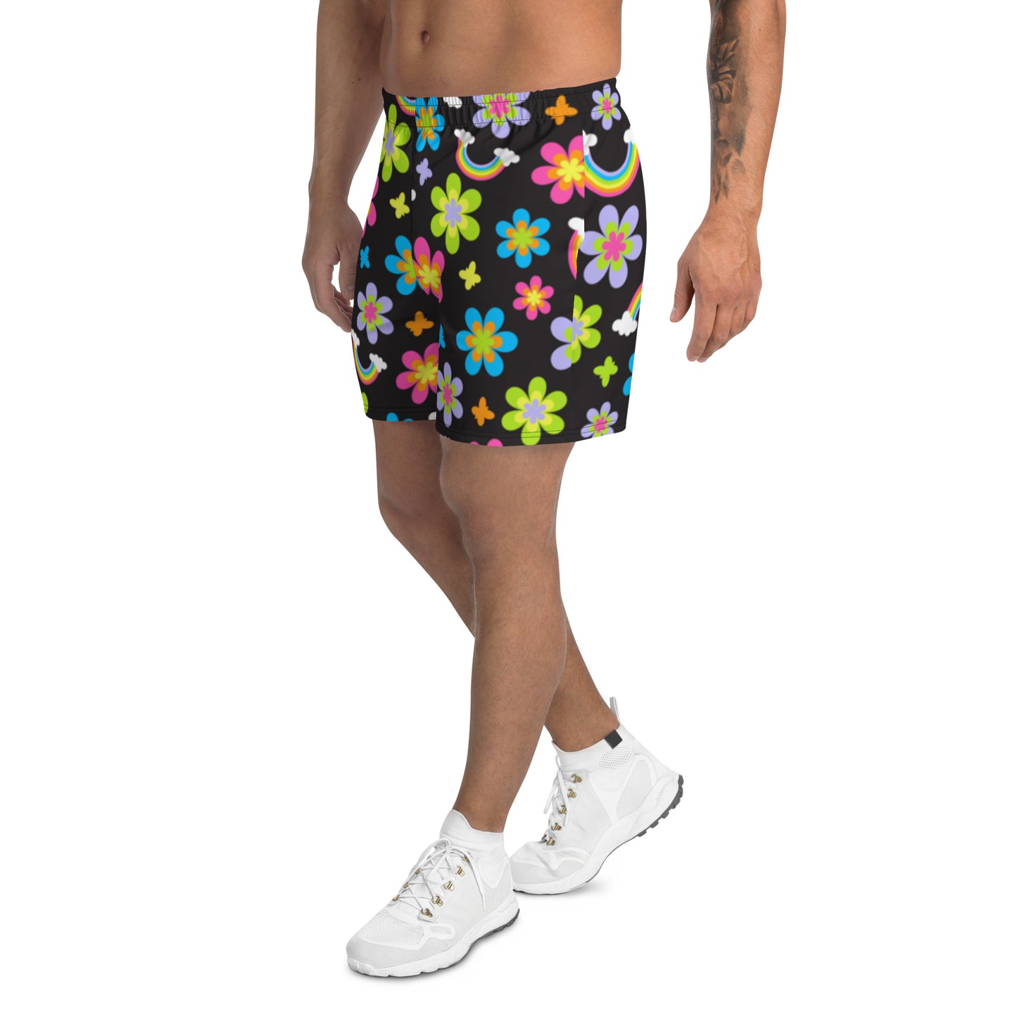 Funky Town Black Men's Athletic Shorts