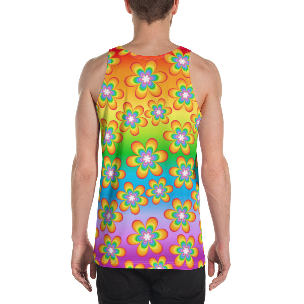 Rainbow Bloom Tank Top