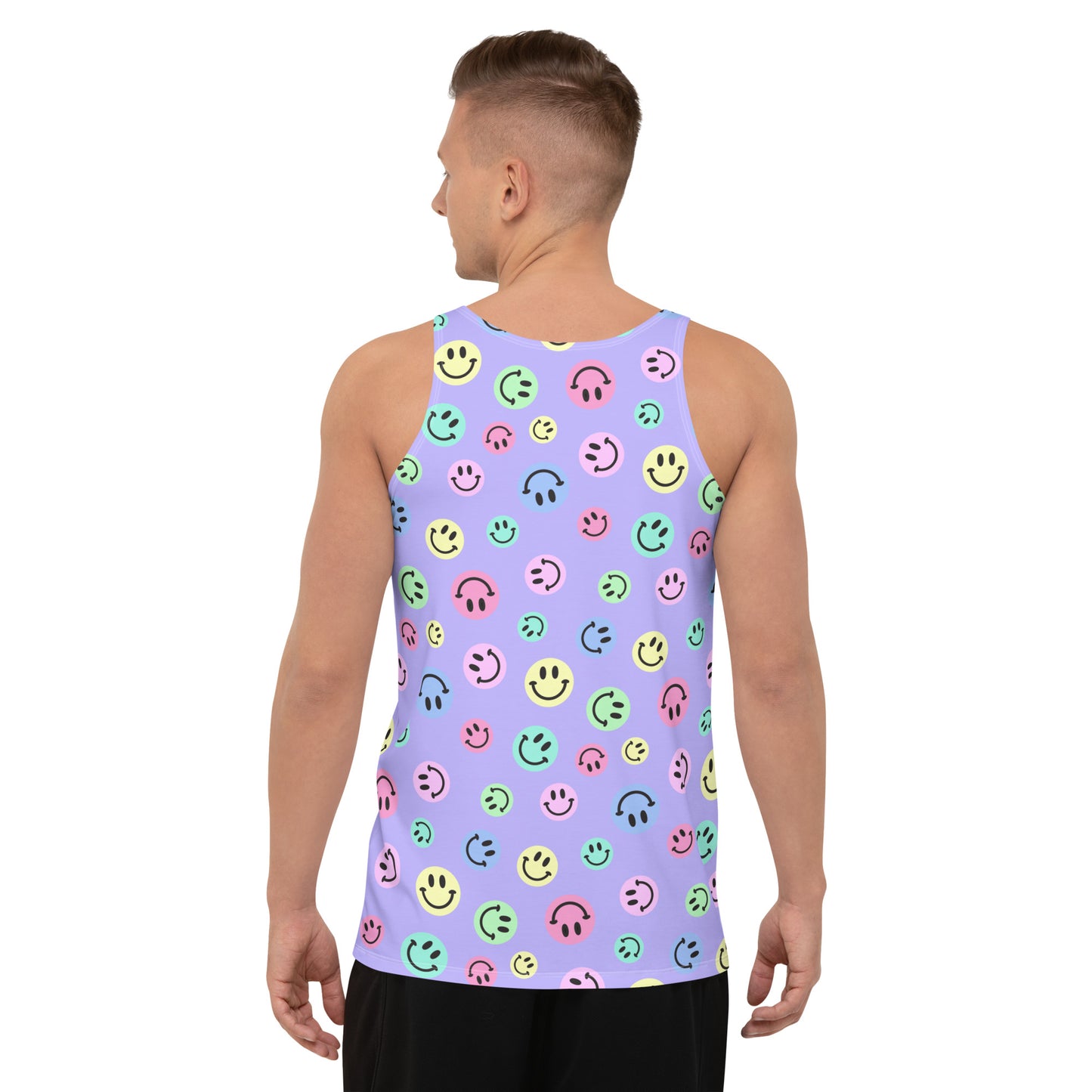 Purple Smiles Pastel Tank Top