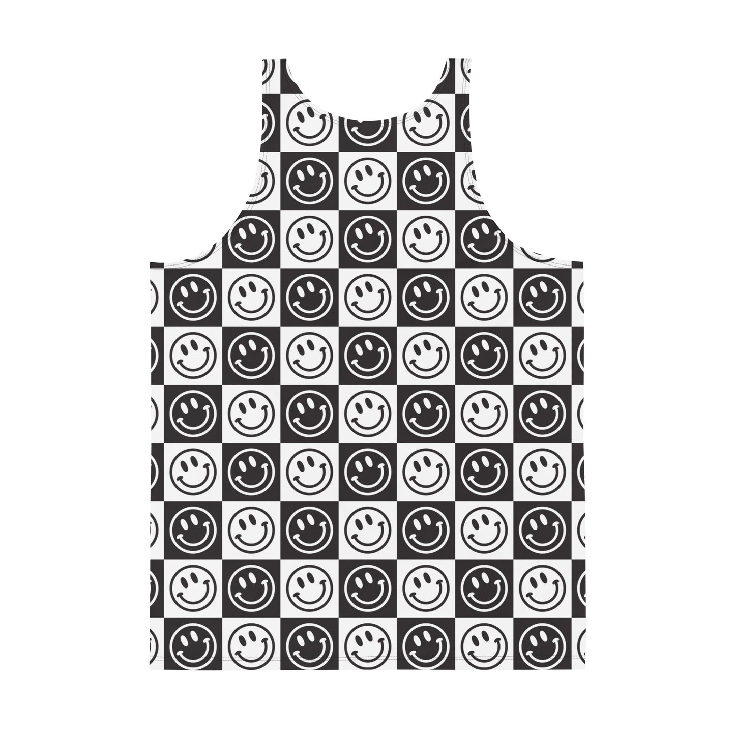 B&W Checker Smile Tank Top