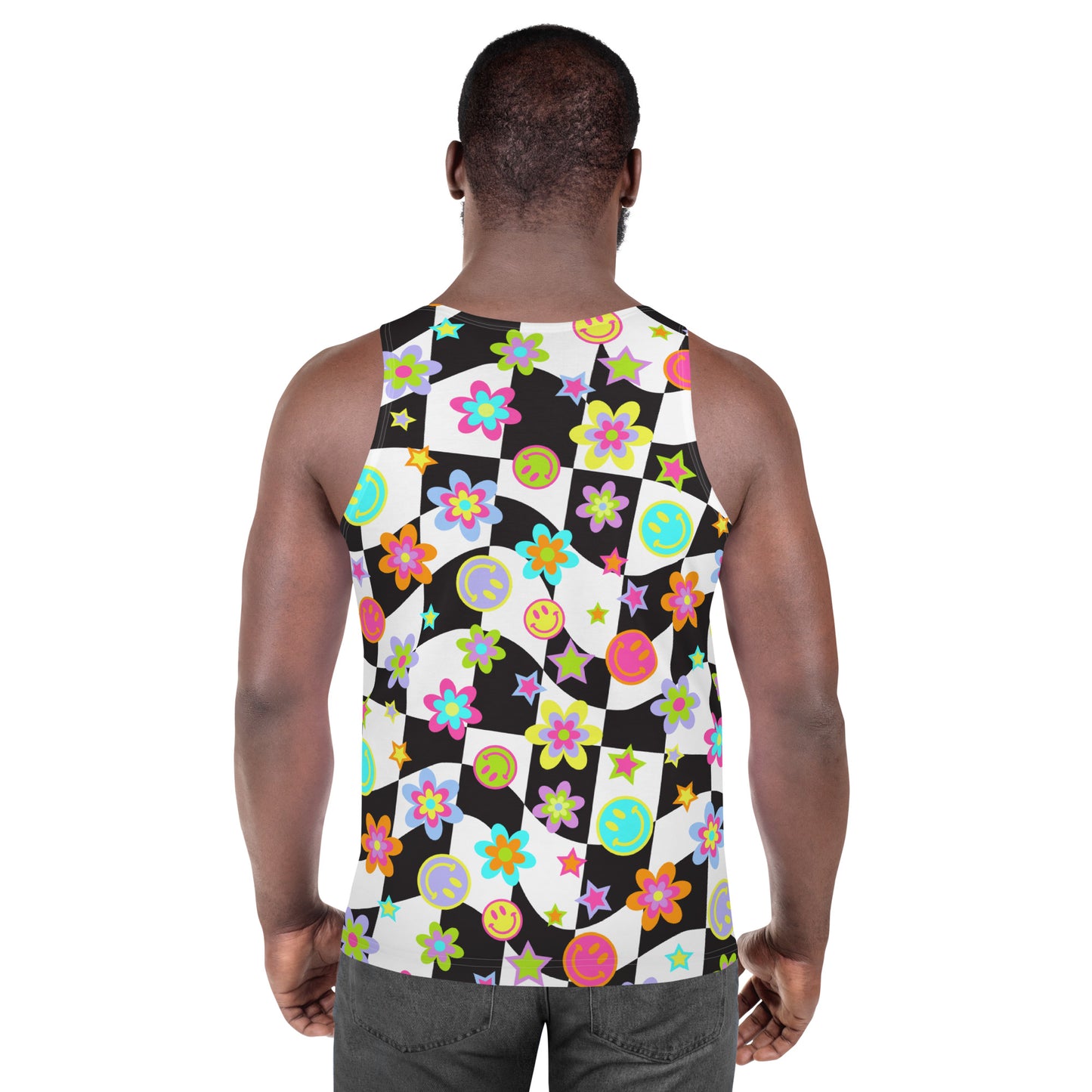 Groovy Checker Tank Top