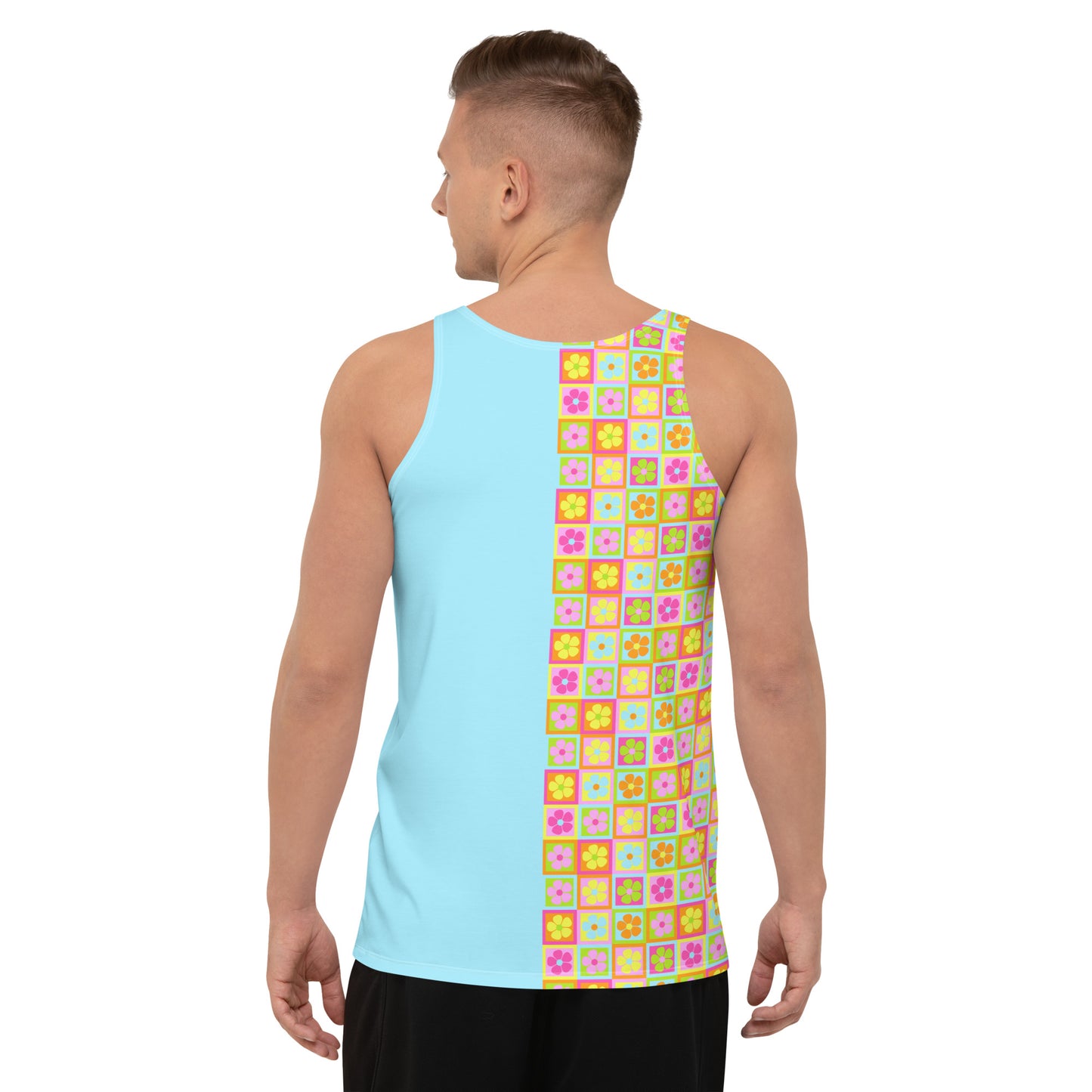 Full Bloom | Light Blue Tank Top