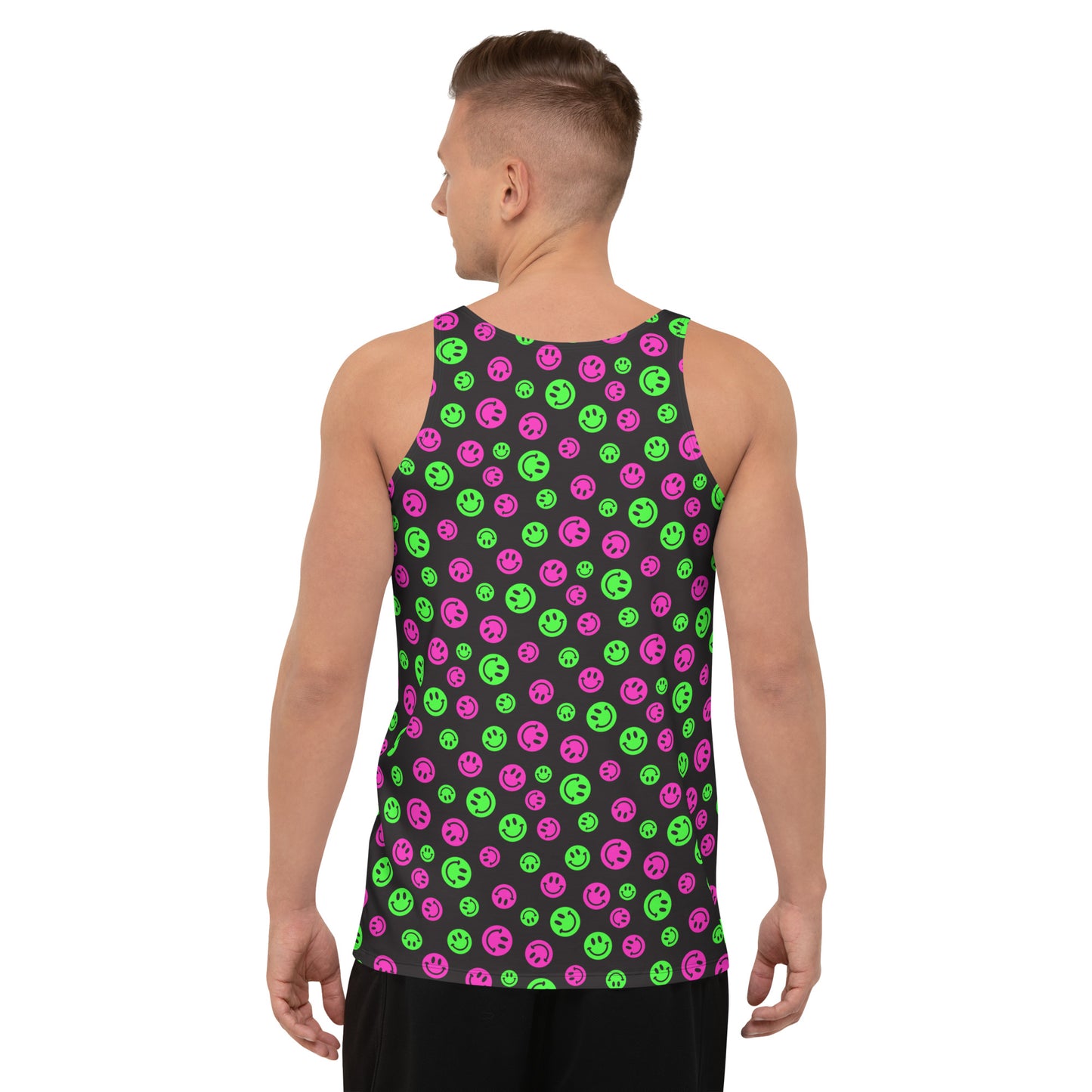 Pink & Green Smiles Tank Top