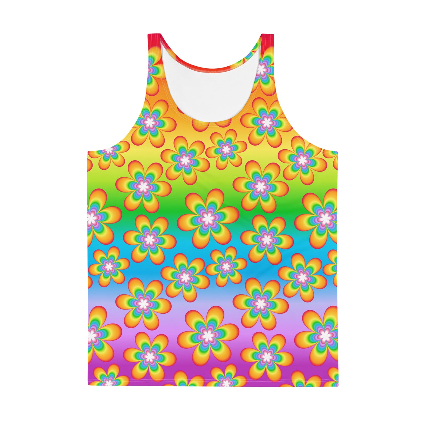 Rainbow Bloom Tank Top