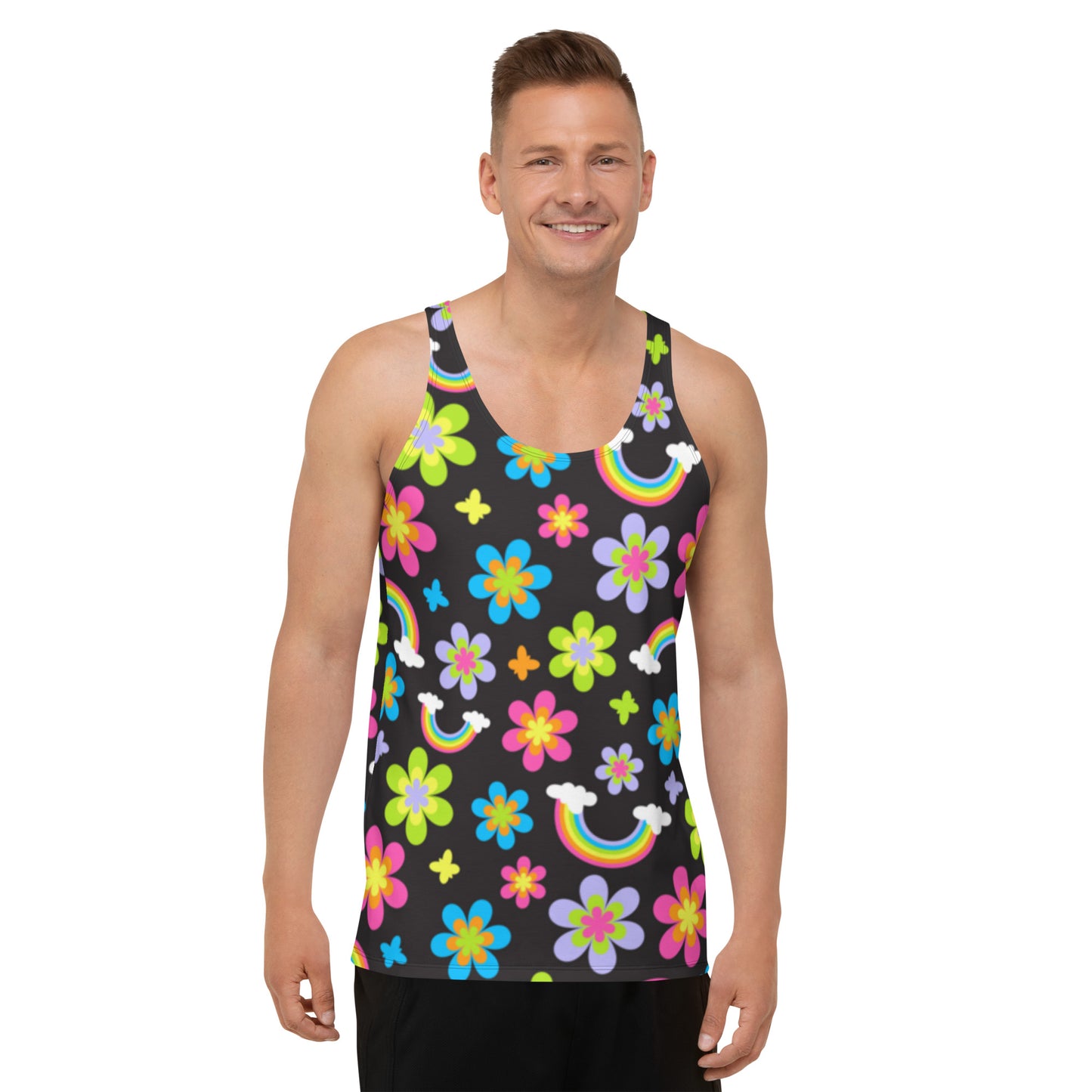 Funky Town Black Tank Top