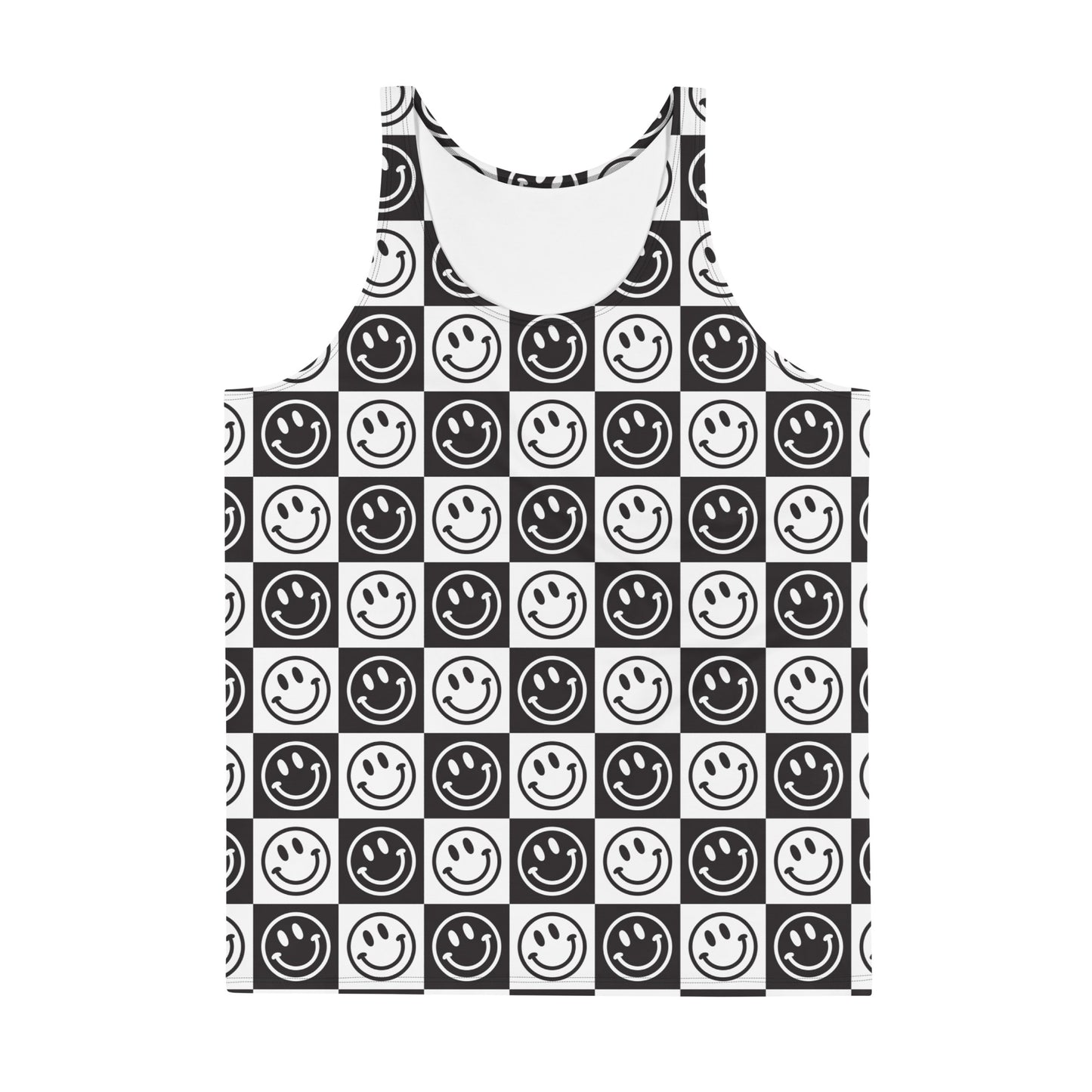 B&W Checker Smile Tank Top