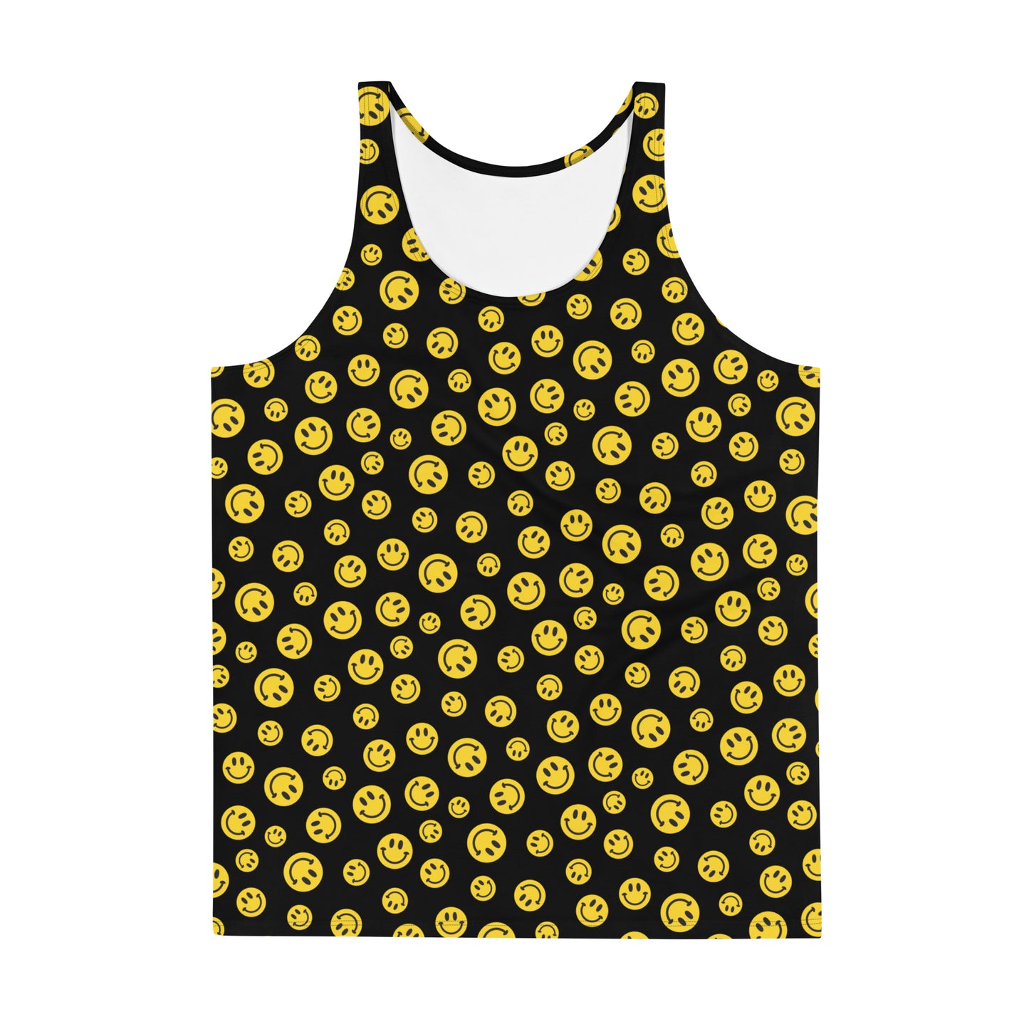 Yellow Smile Unisex Tank Top