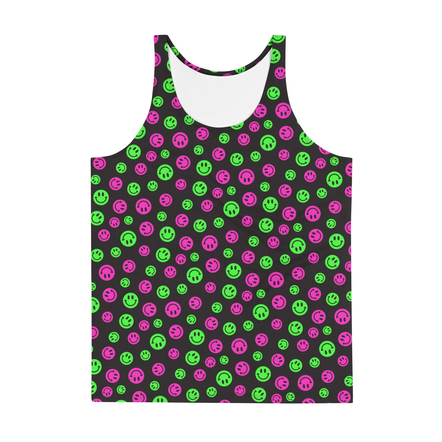 Pink & Green Smiles Tank Top