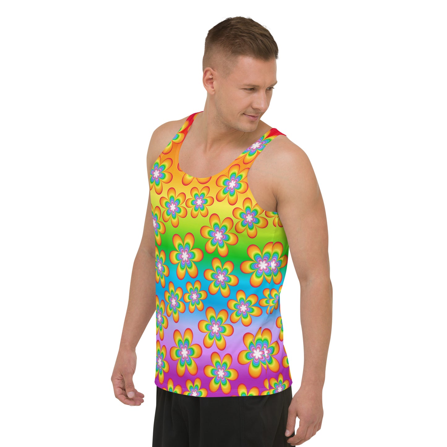 Rainbow Bloom Tank Top