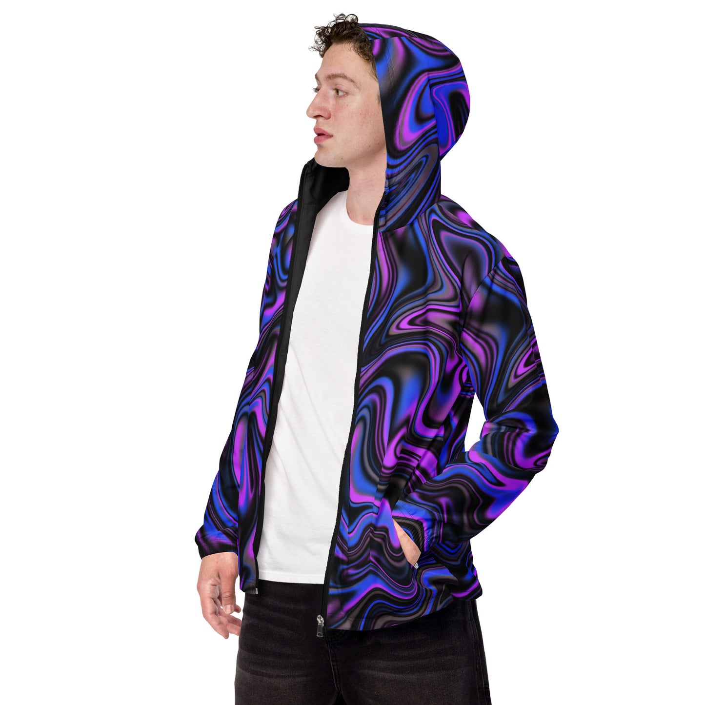 Purple Swirl Windbreaker