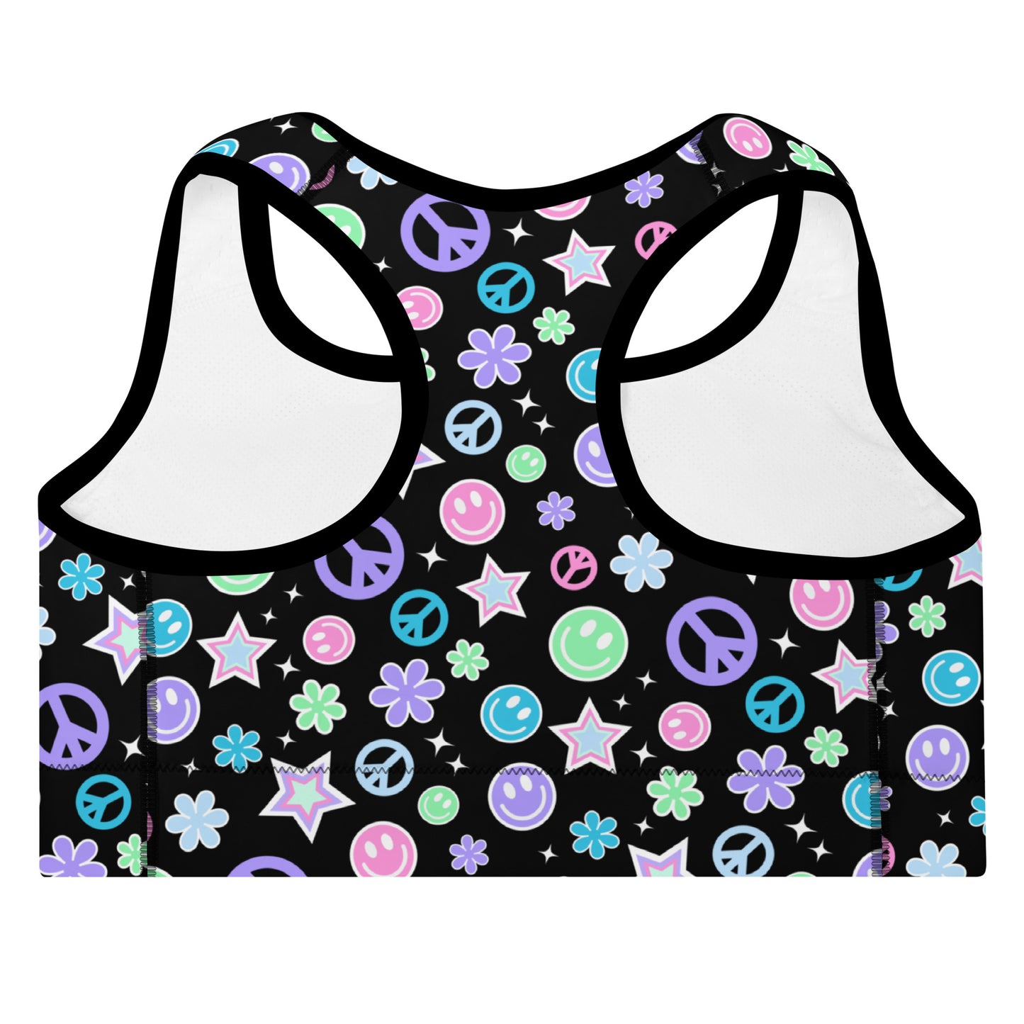 Dark N Groovy Padded Sports Bra