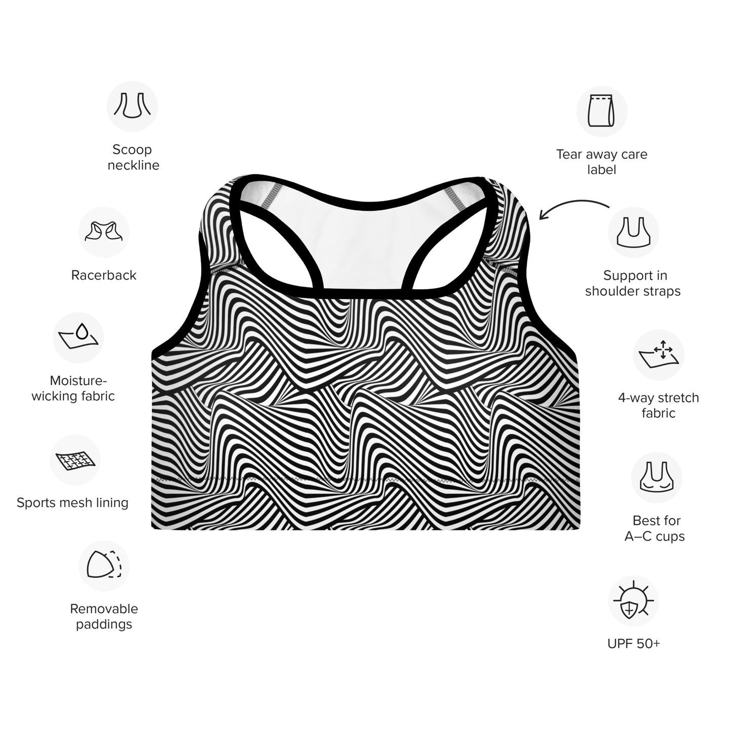 Mind Melt Padded Sports Bra