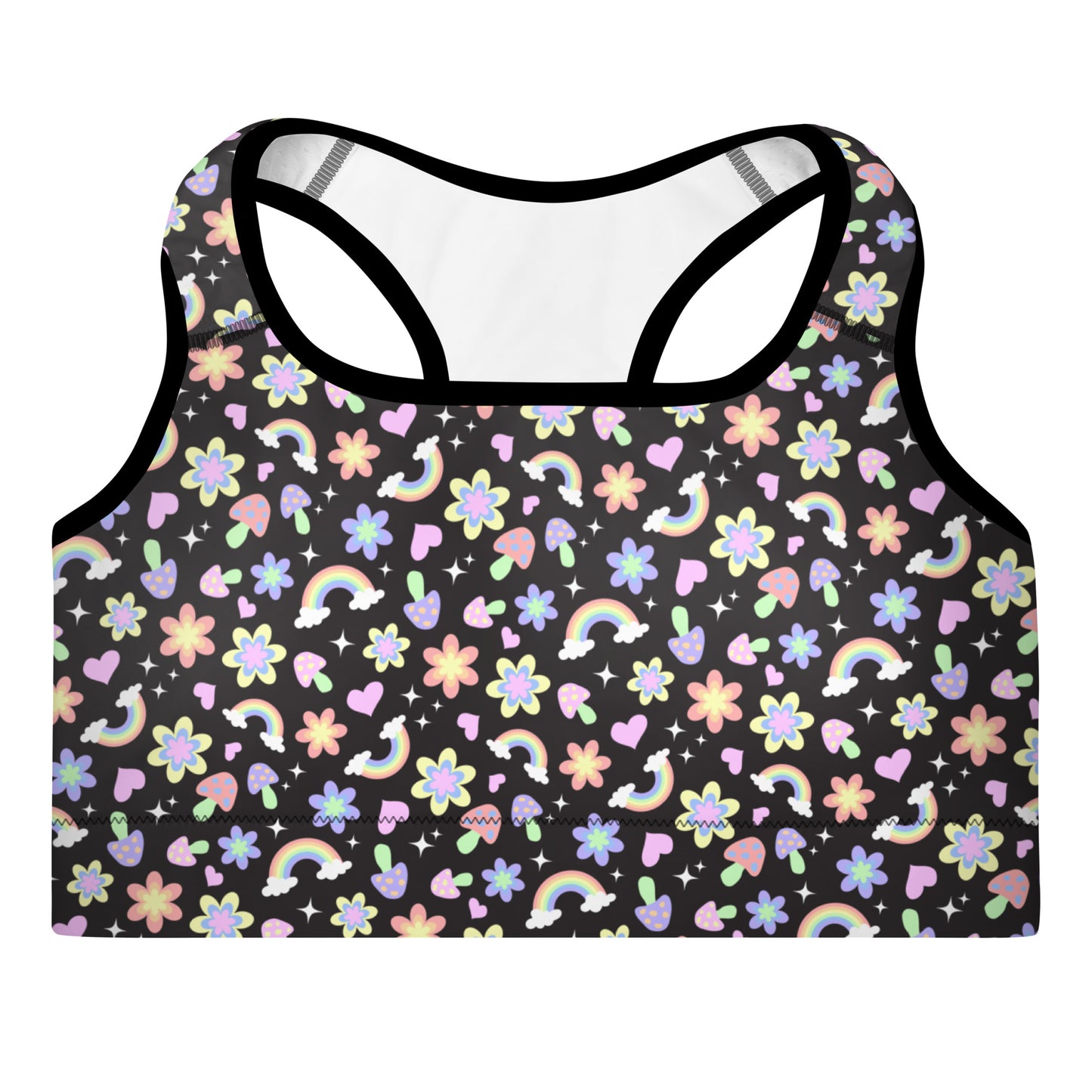 Dark Garden Padded Sports Bra