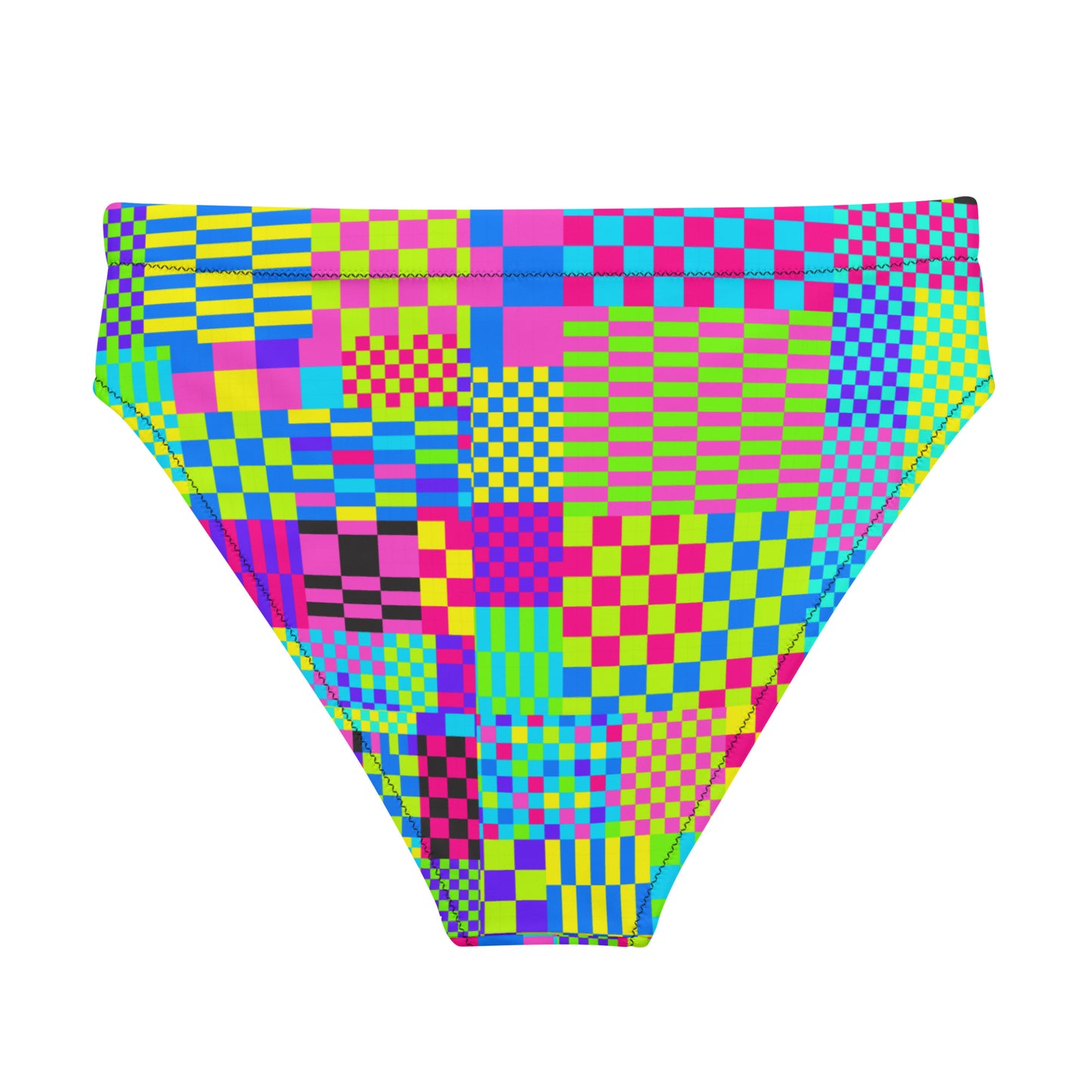 Glitch High-Waisted Bikini Bottom