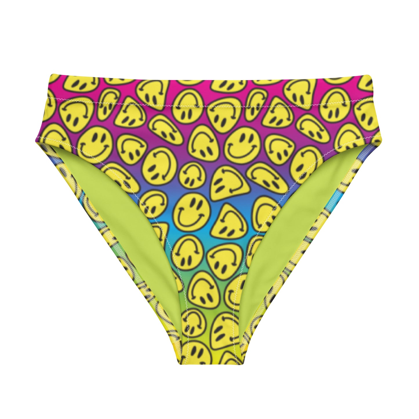 Rainbow Raver High-Waisted Bikini Bottom