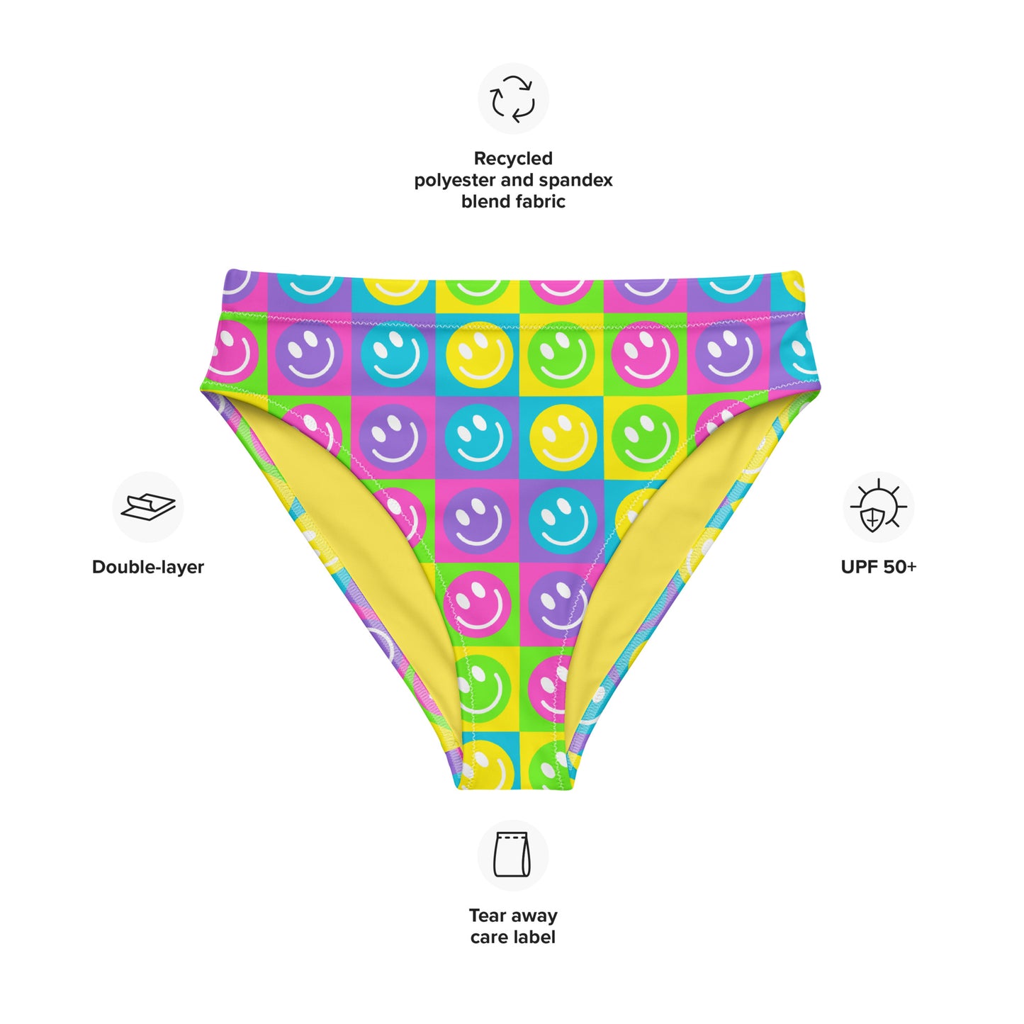 Happy Day High-Waisted Bikini Bottom