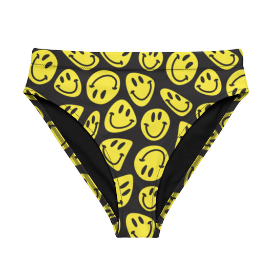 Trippy Smiles High-Waisted Bikini Bottom