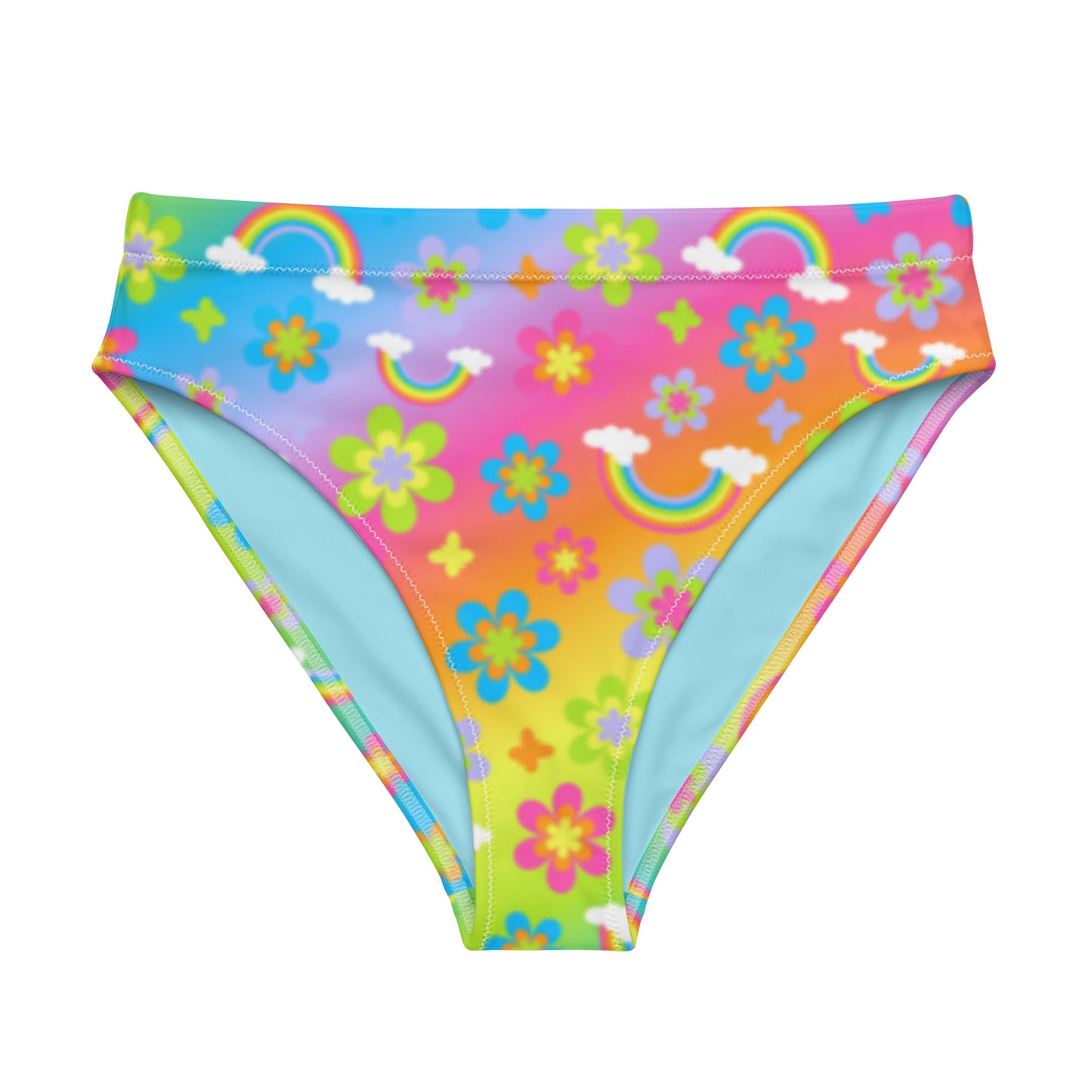 Funky Town High-Waisted Bikini Bottom