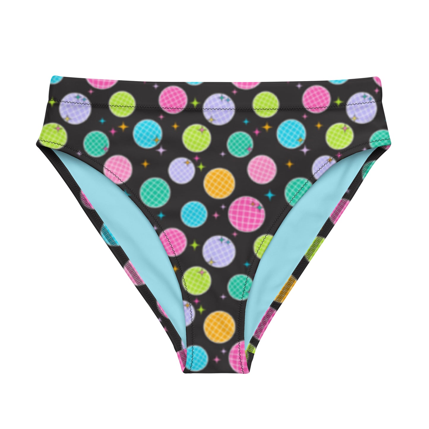 Disco High-Waisted Bikini Bottom