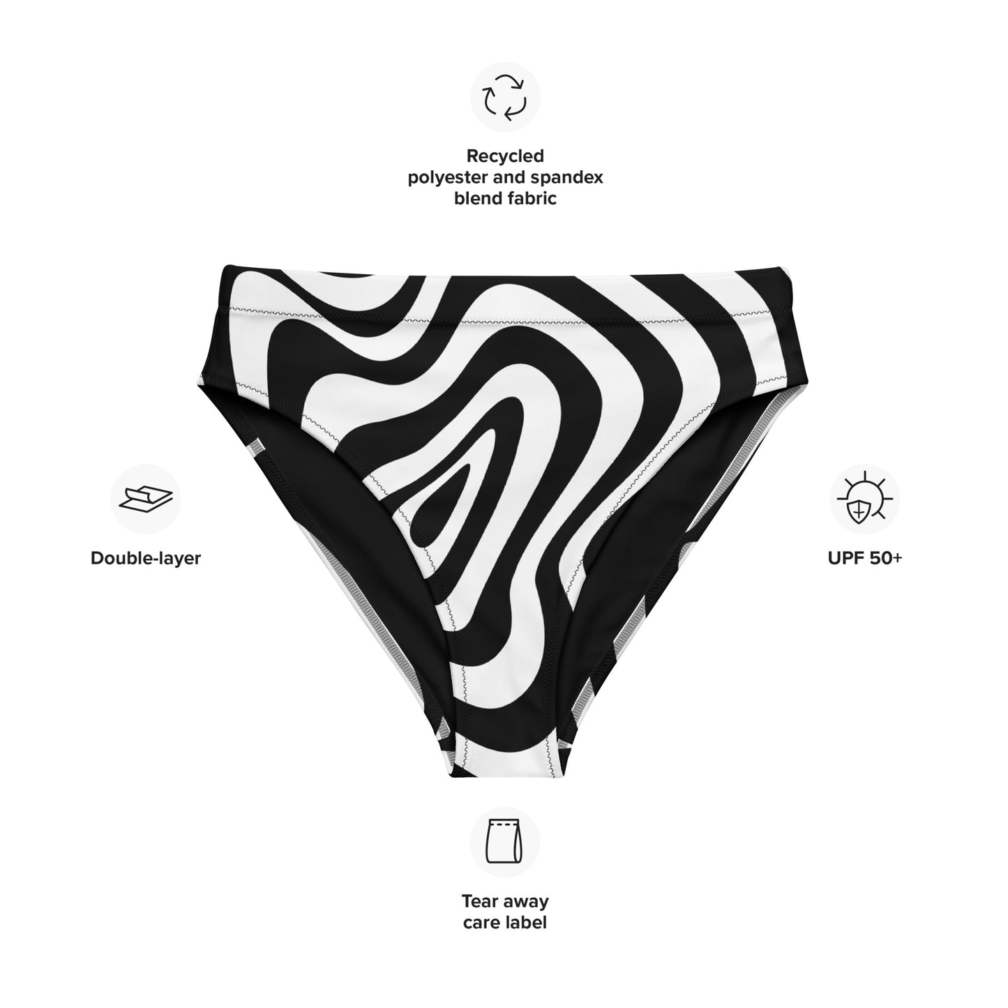 Rabbit Hole High-Waisted Bikini Bottom