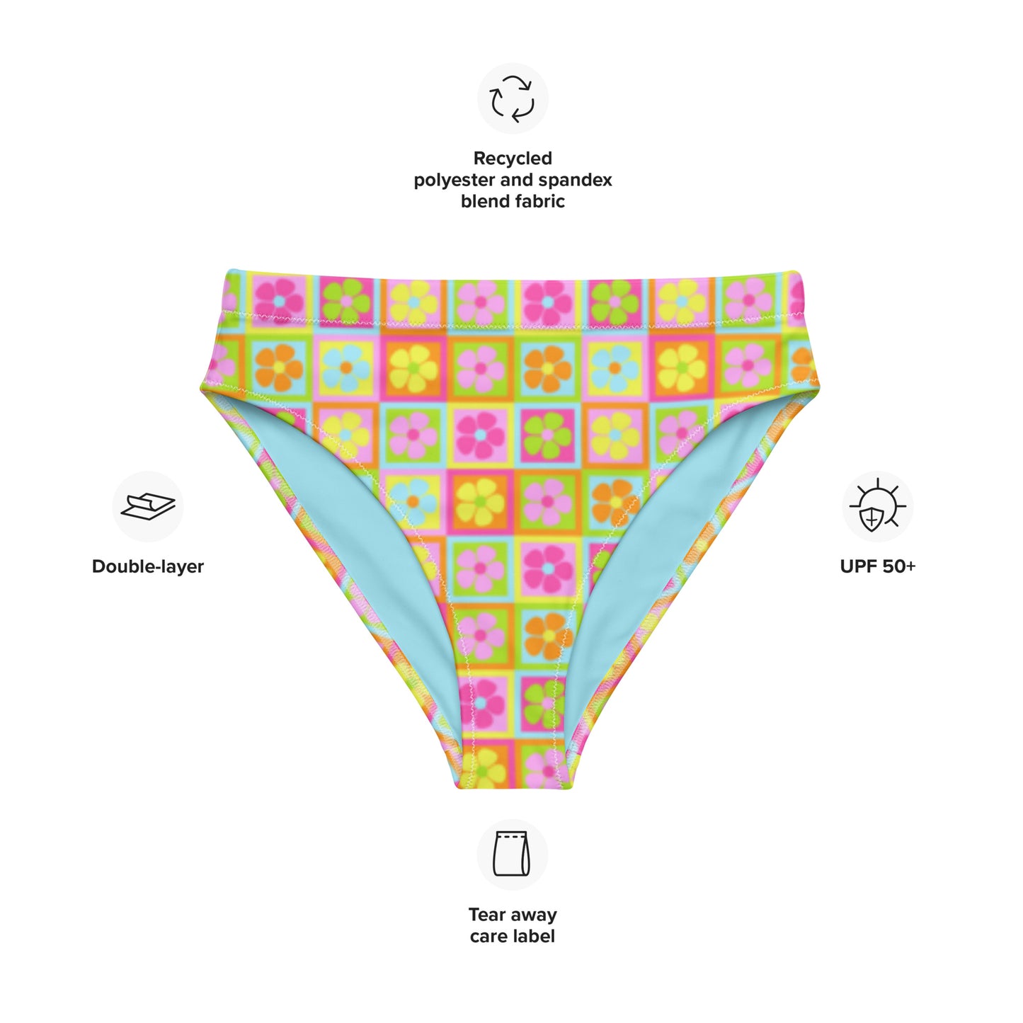 Full Bloom High-Waisted Bikini Bottom