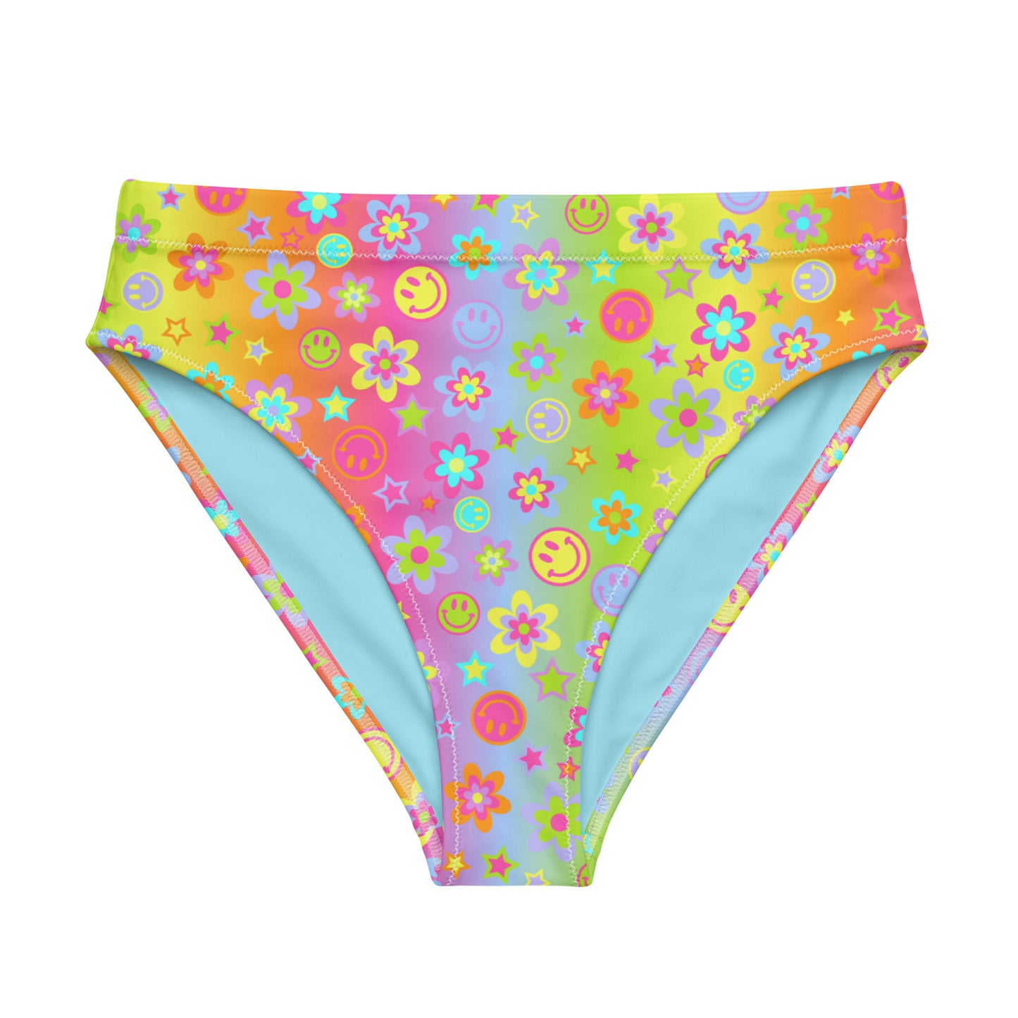 Electric Daze High-Waisted Bikini Bottom