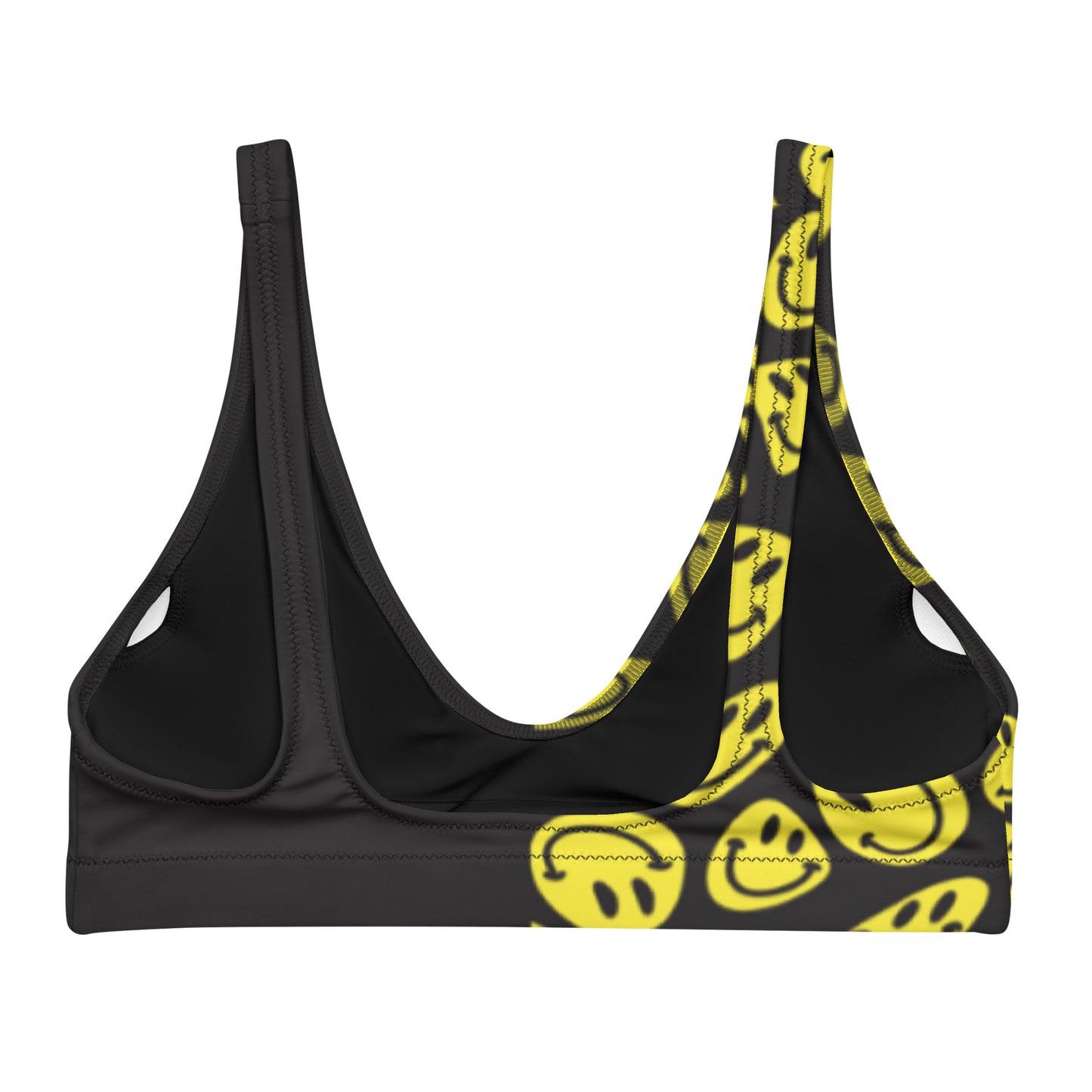 Trippy Split Smiles Padded Bikini Top