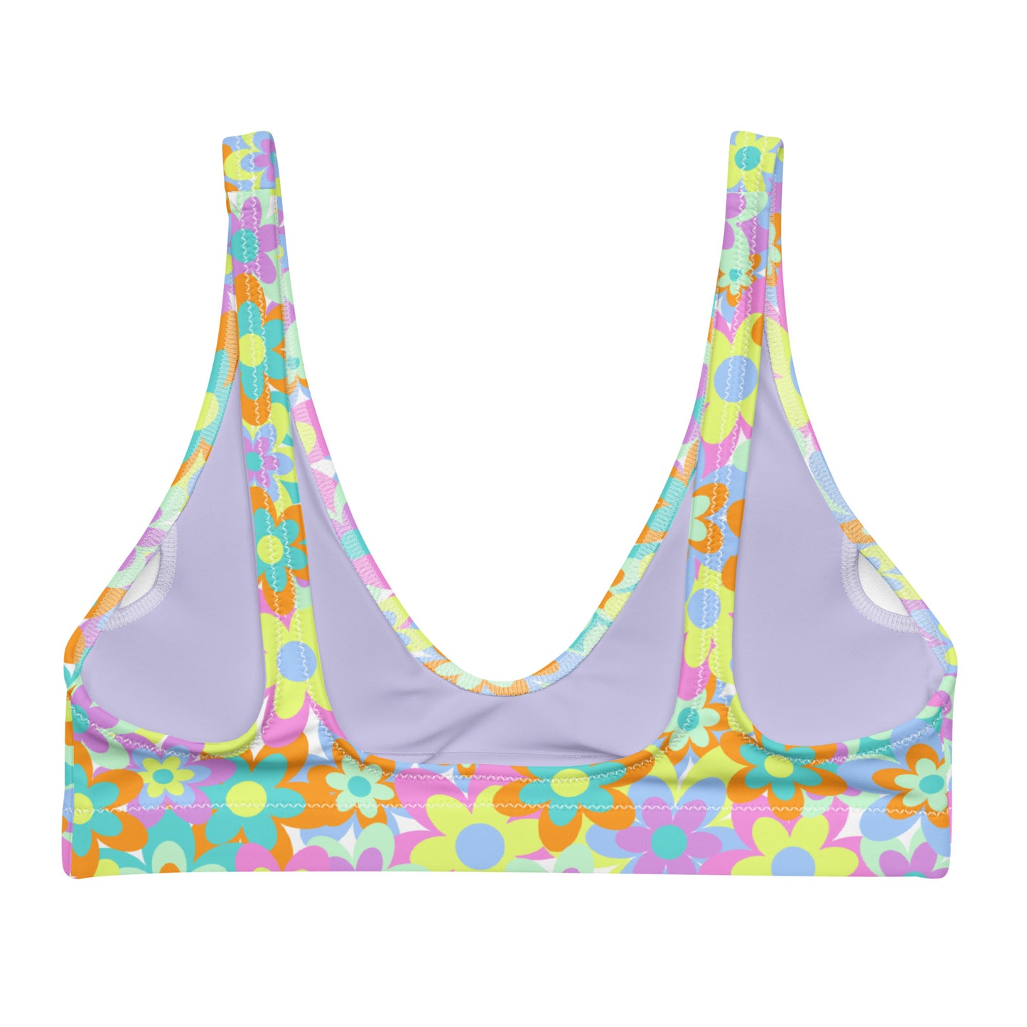 Crazy Daisy Padded Bikini Top