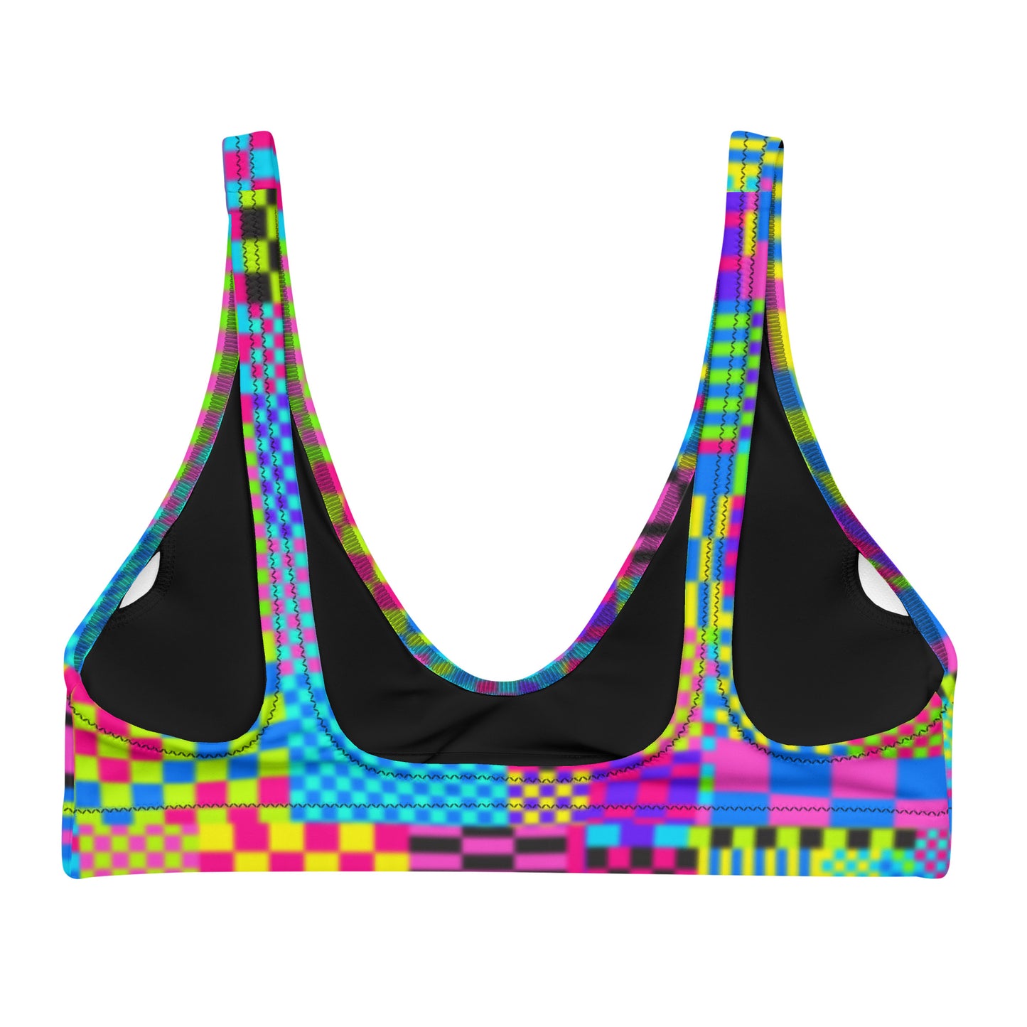 Glitch Bikini Top